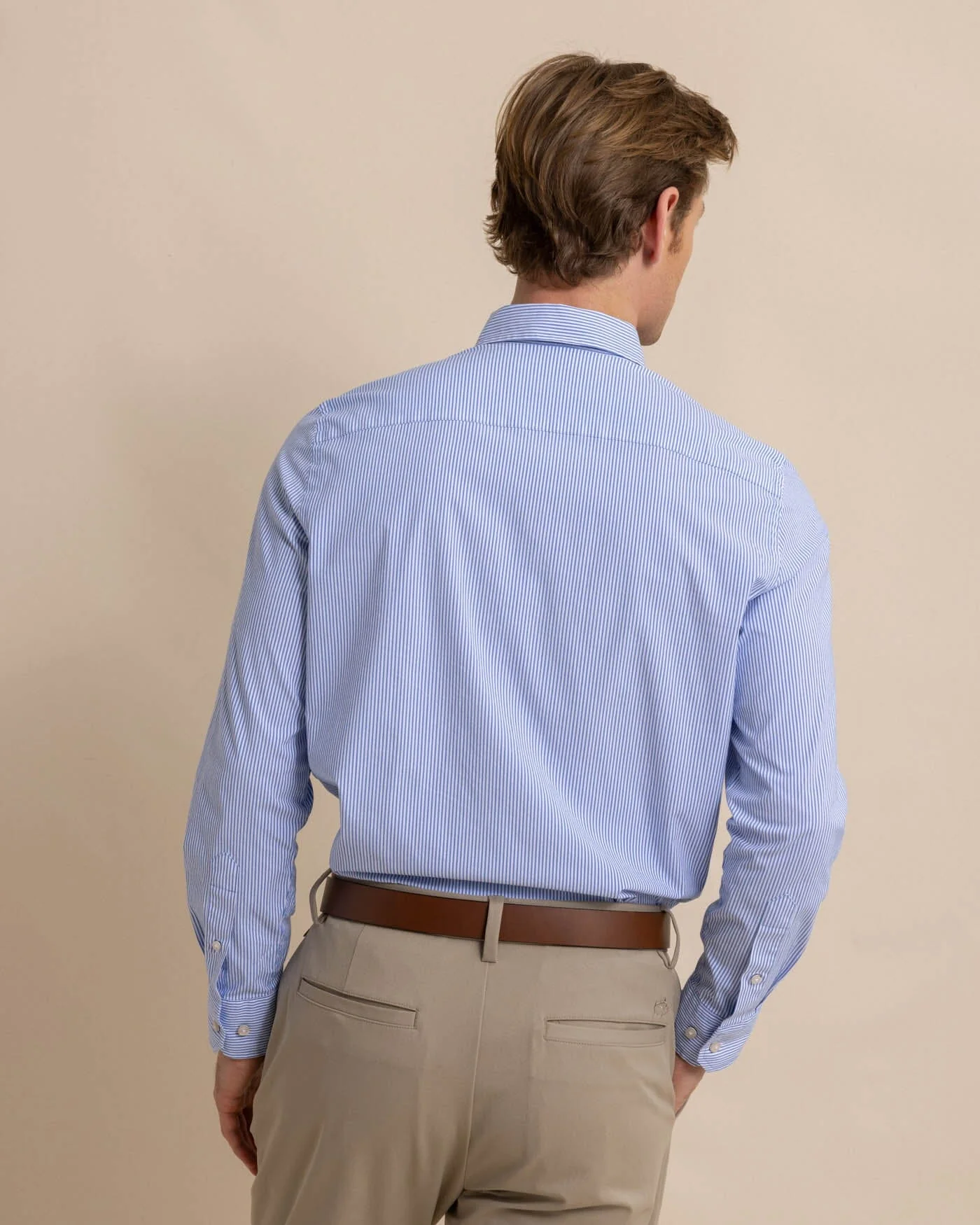 Charleston Granby Stripe Embroidered Sport Shirt - Image 6
