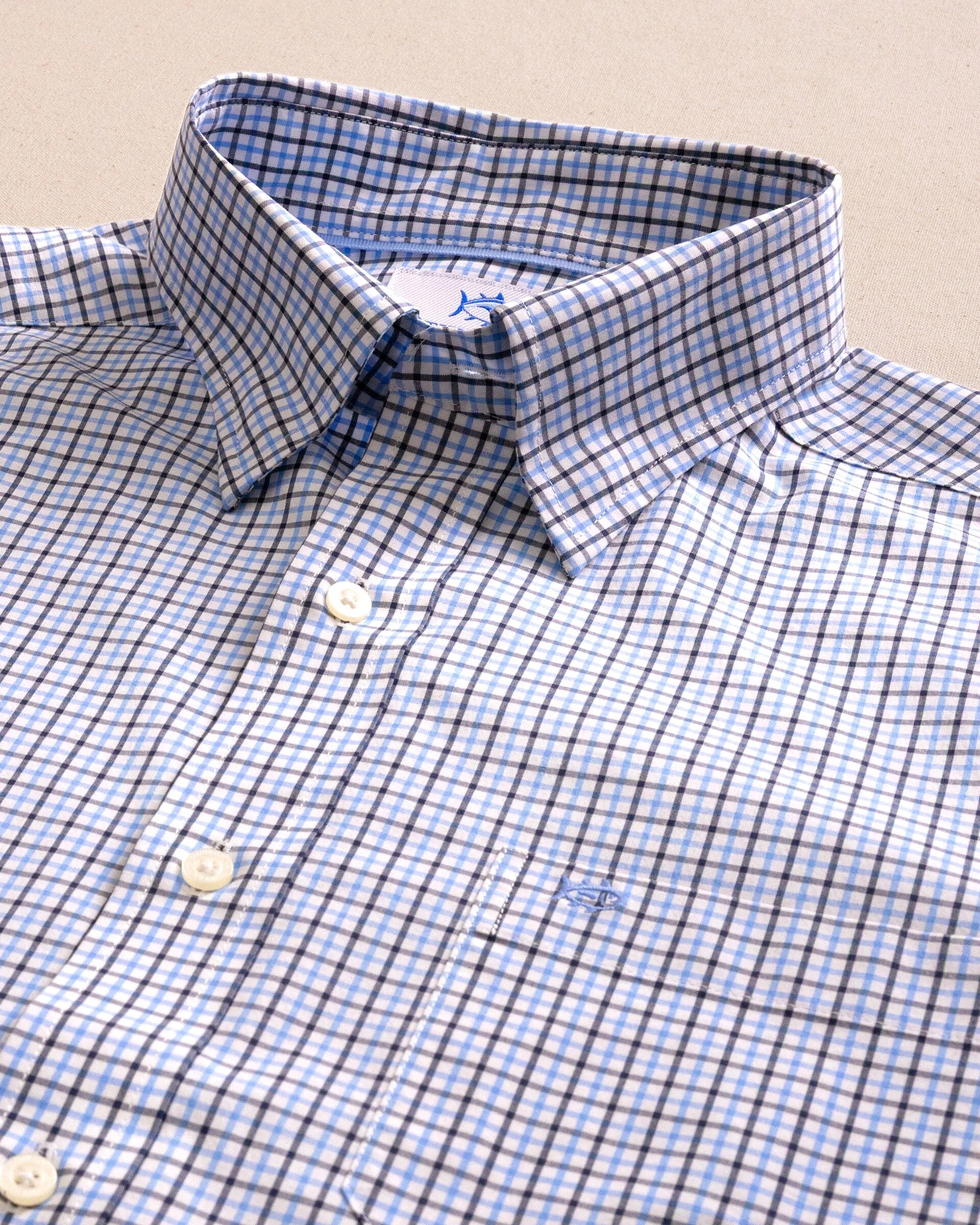Charleston Summerton Plaid Sport Shirt - Ocean Channel - Image 4