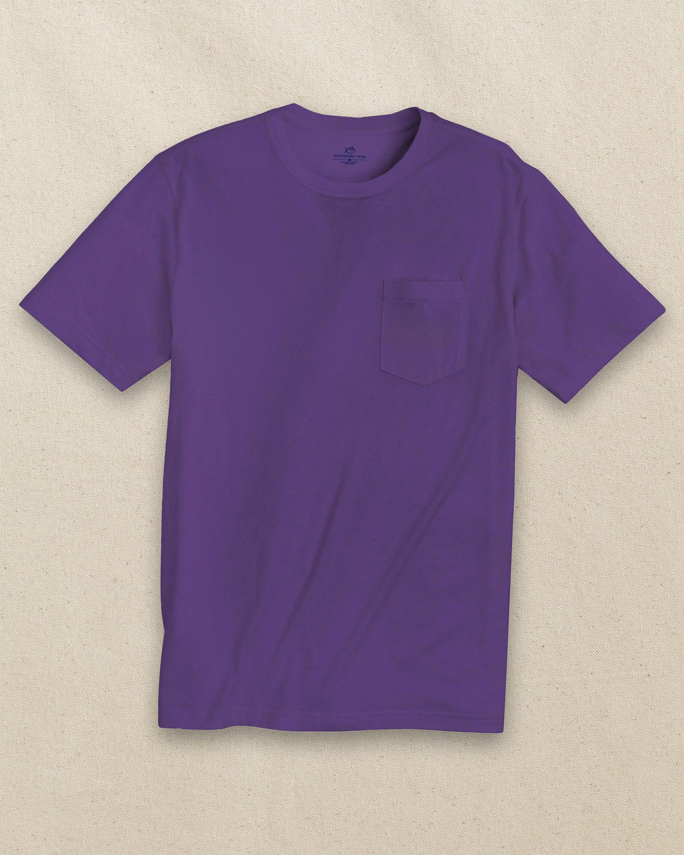 Classic Short Sleeve Pocket T-Shirt - Regal Purple - Image 2