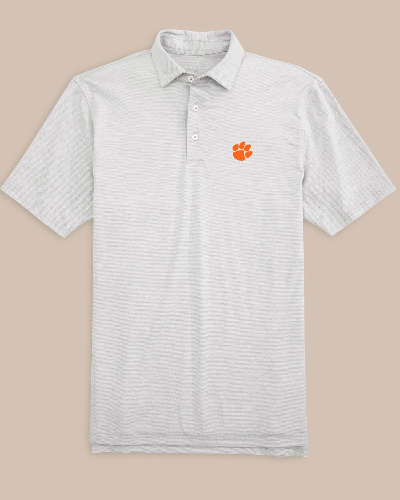 Clemson Tigers Driver Spacedye Polo Shirt - Image 6