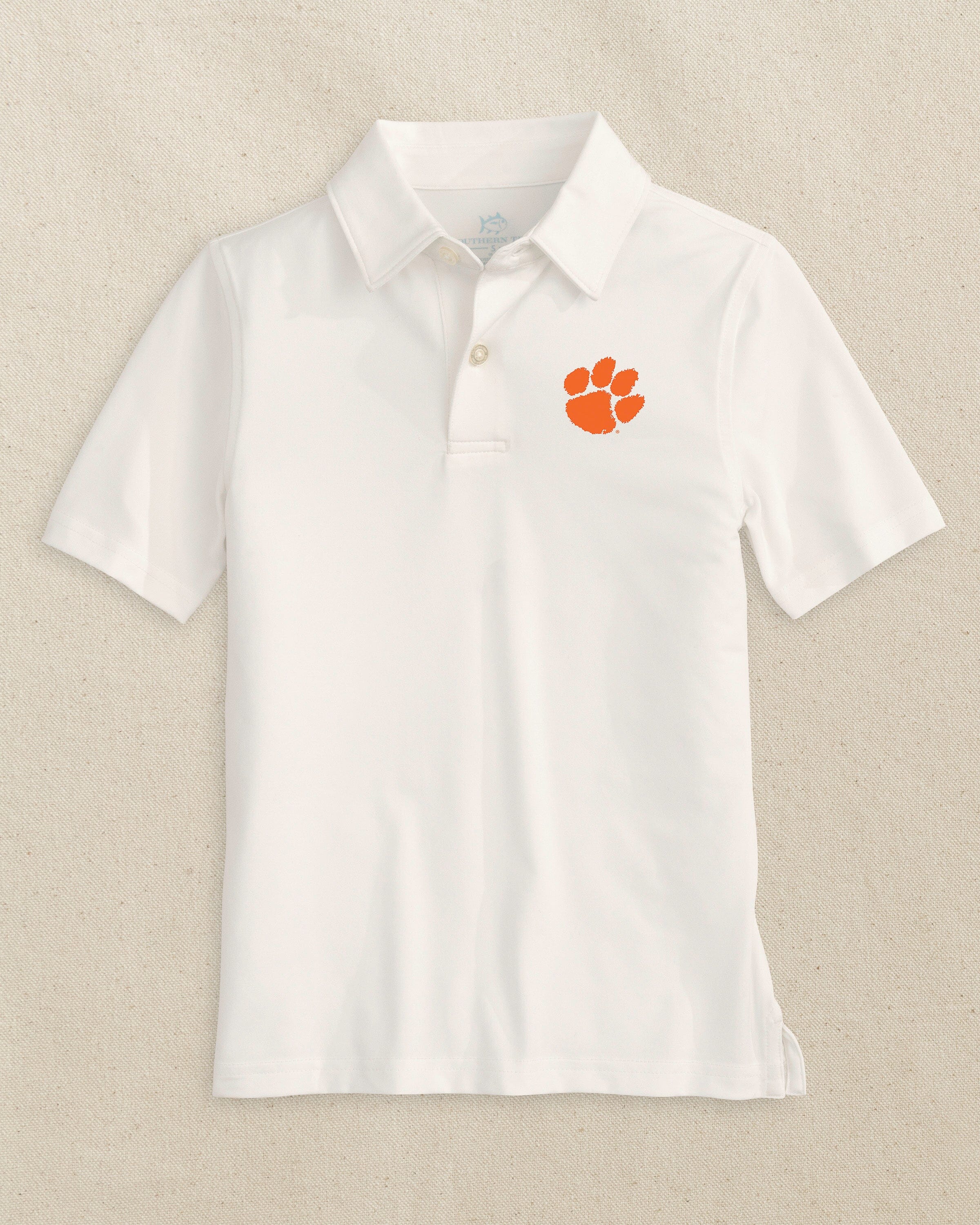 Clemson Tigers Boys Driver Performance Polo Shirt - Image 2