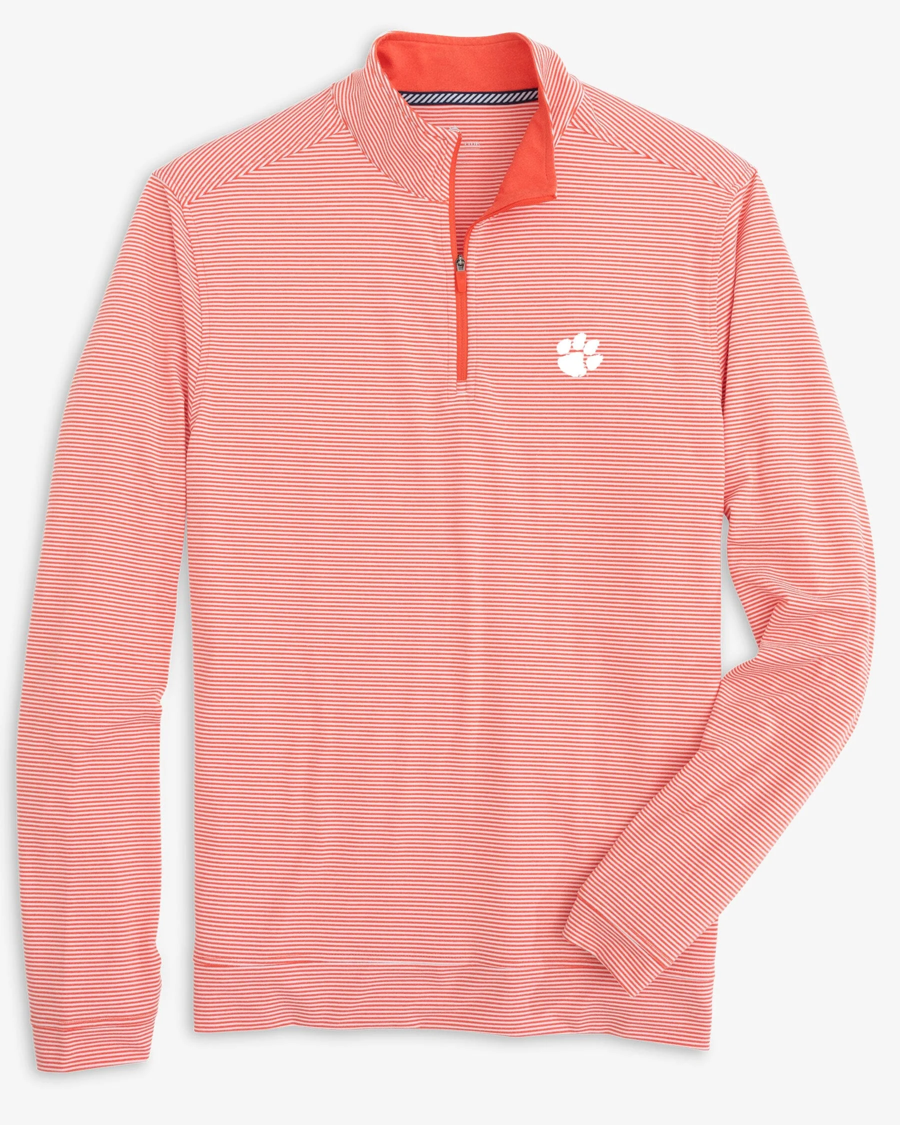 Clemson Tigers Cruiser Micro-Stripe Heather Quarter Zip - Image 5