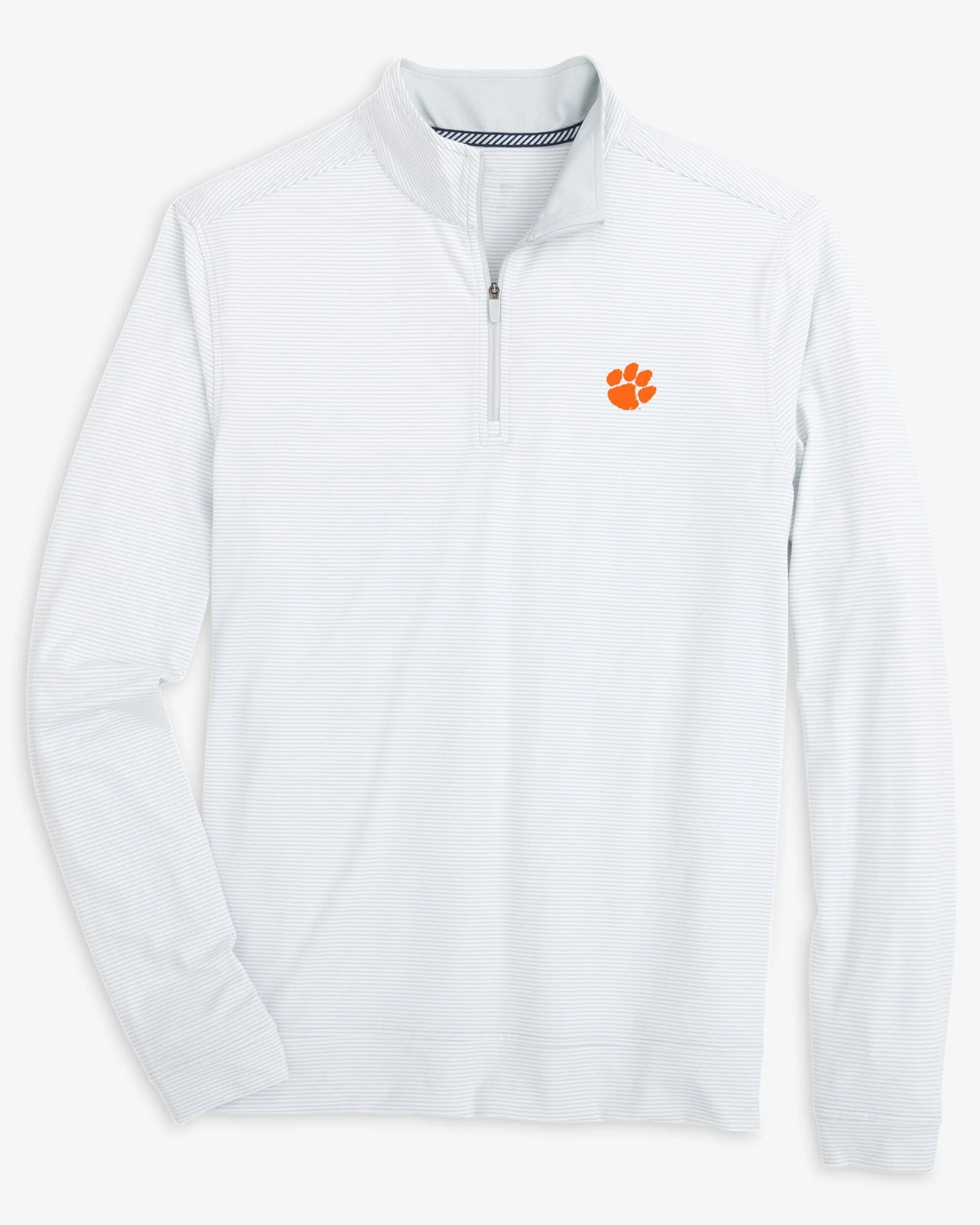 Clemson Tigers Cruiser Micro-Stripe Heather Quarter Zip - Image 6