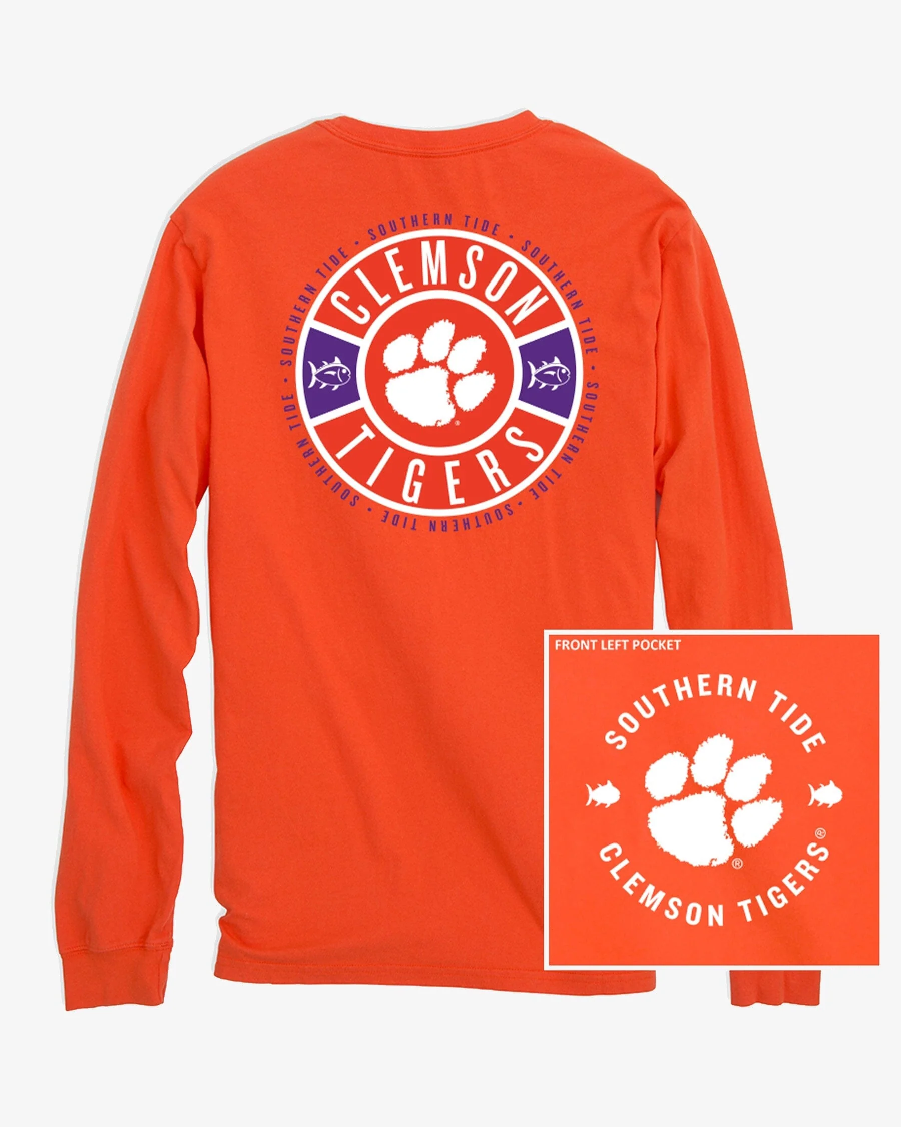 Clemson Tigers Ring Badge T-Shirt - Image 2