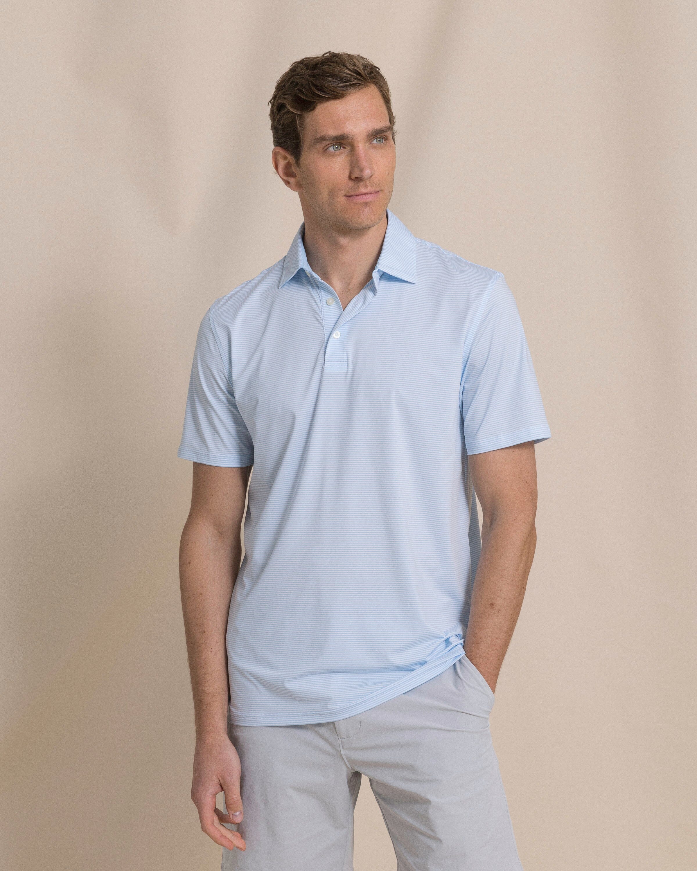 Coastal Breeze® Meadowbrook Stripe Performance Polo - Image 12