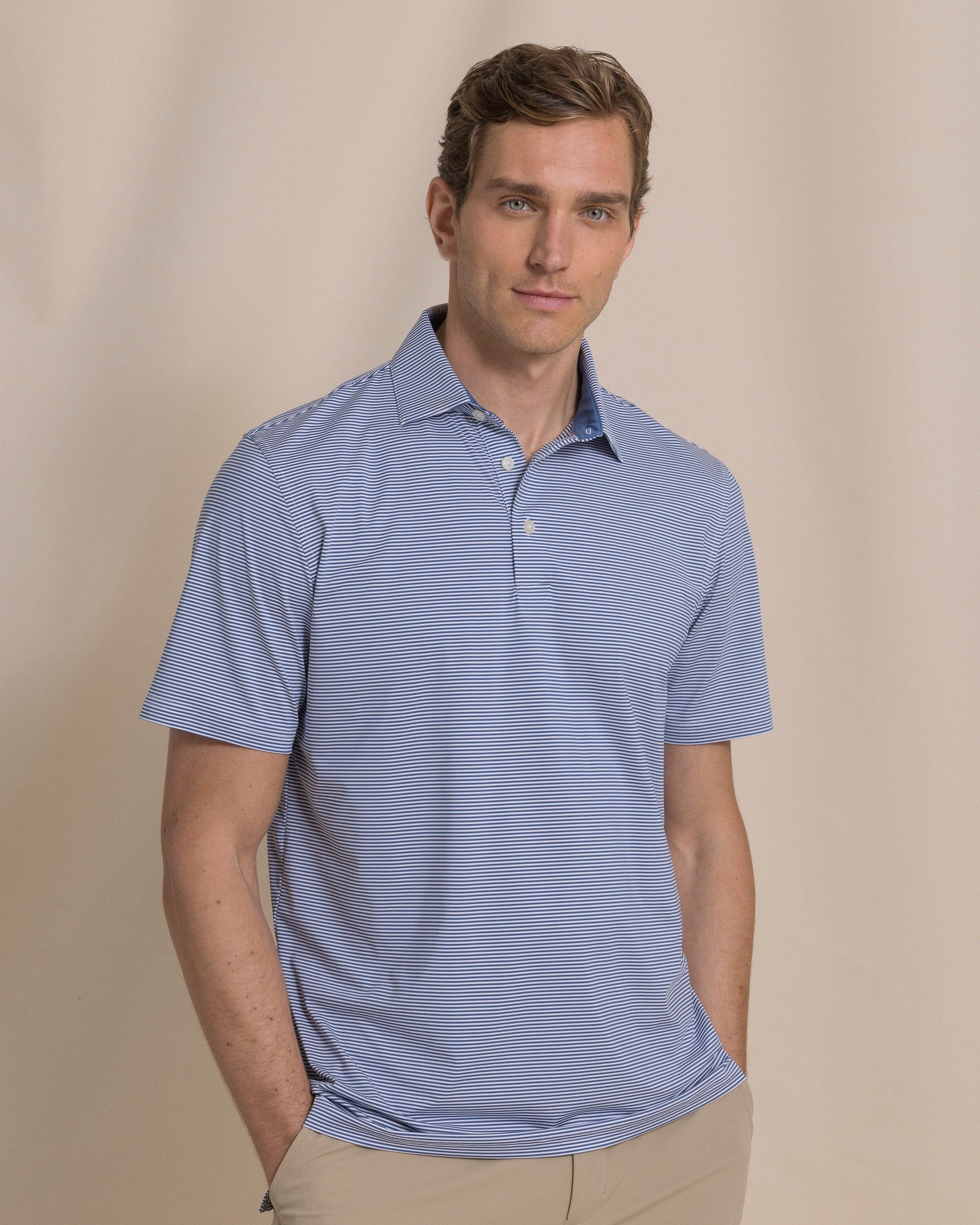 Coastal Breeze® Meadowbrook Stripe Performance Polo - Image 18