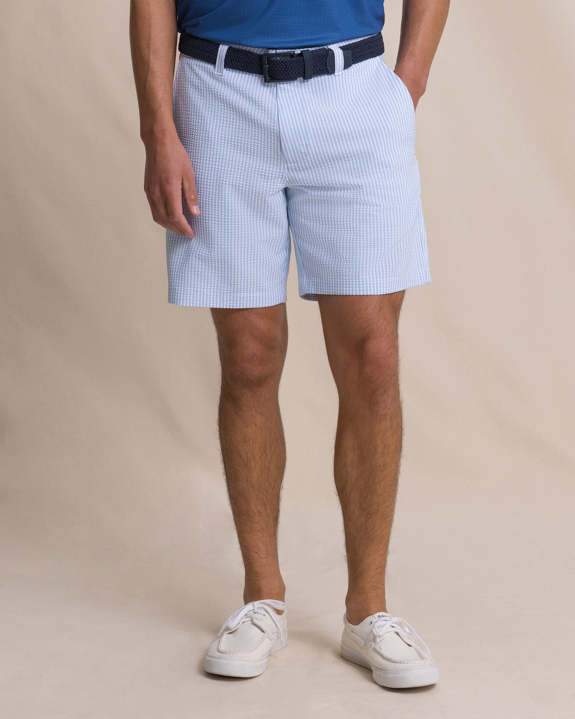 Coral Vista Seersucker 8" Coastal Breeze® Performance Short