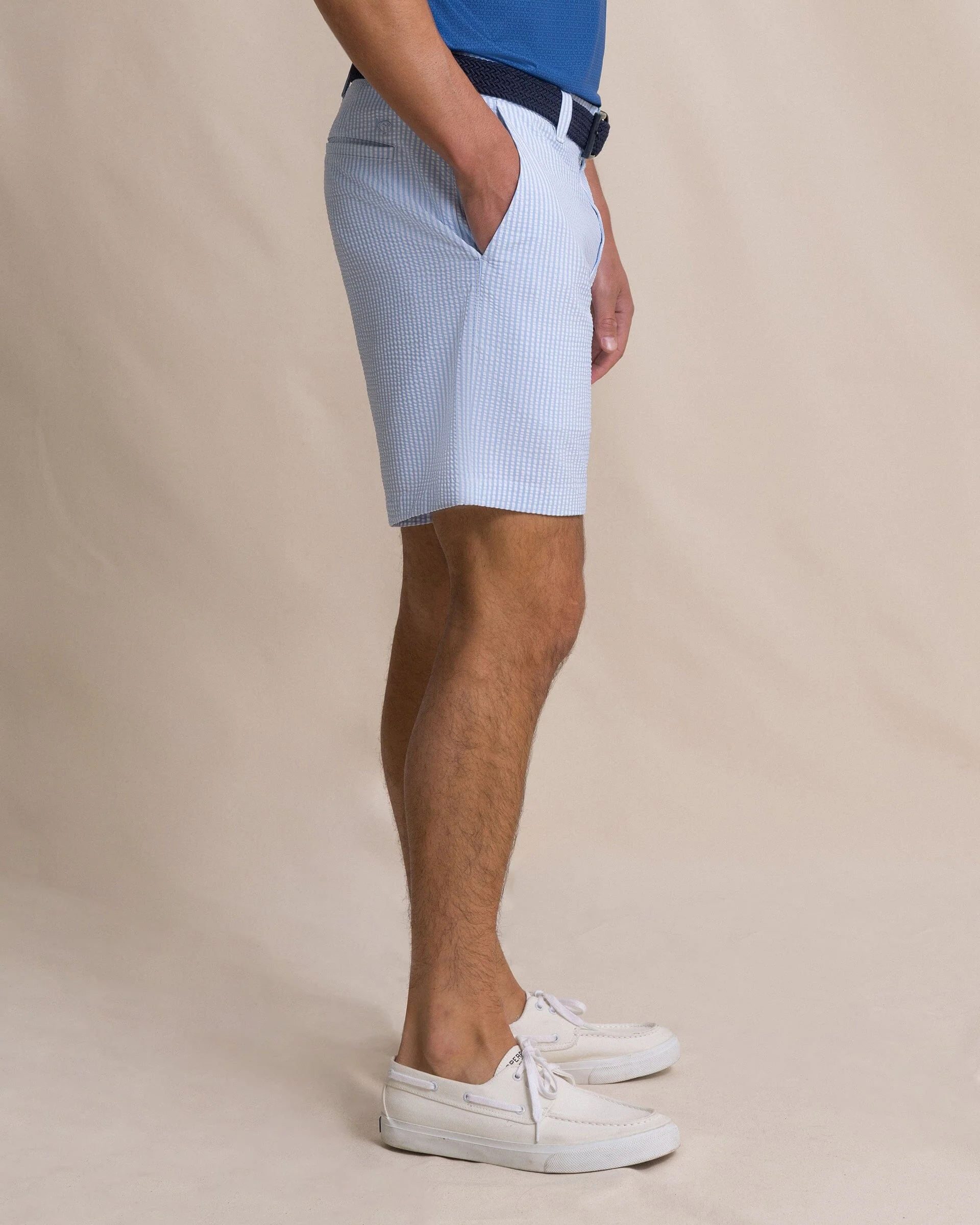 Coral Vista Seersucker 8" Coastal Breeze® Performance Short - Image 4