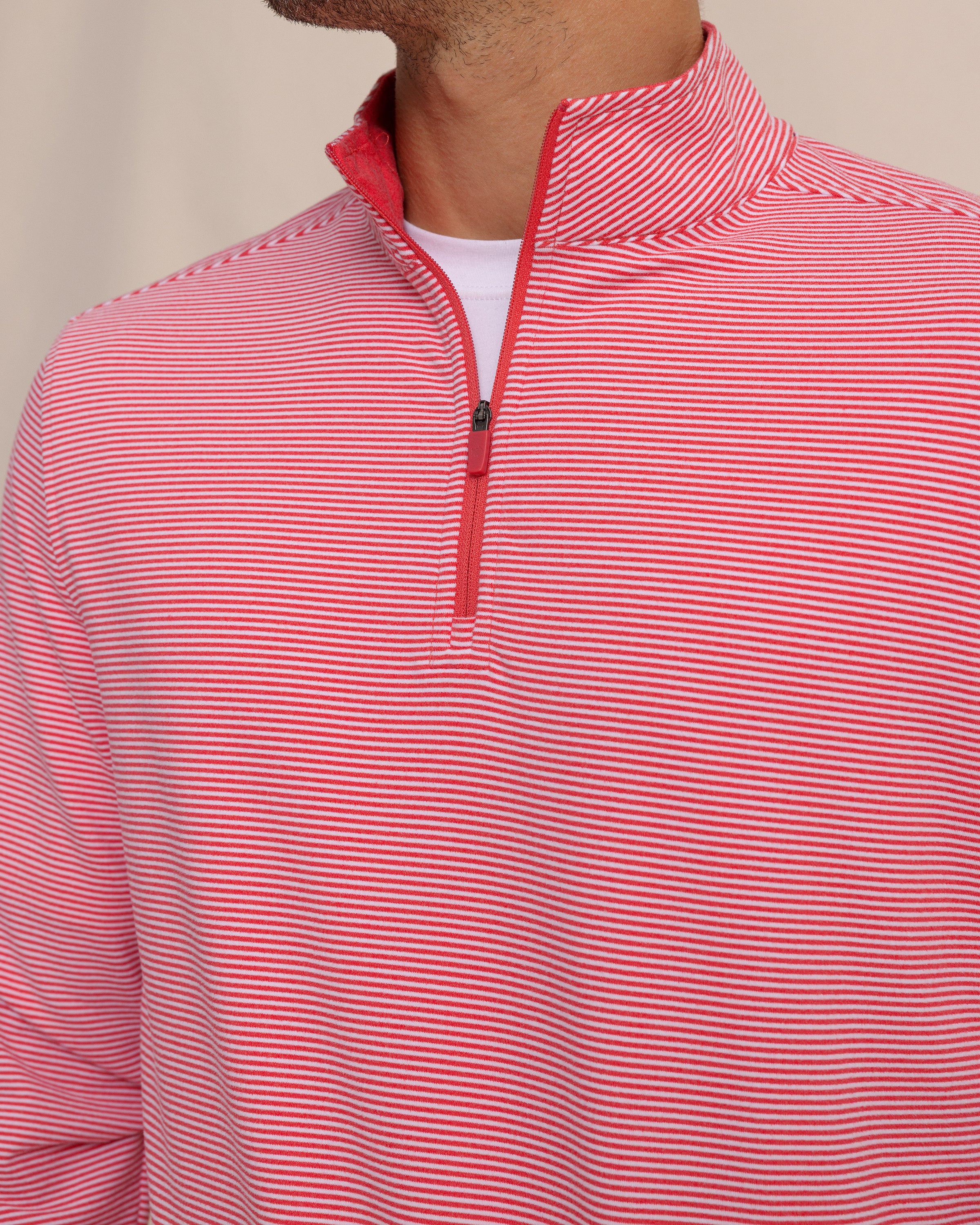 Cruiser Micro-Stripe Heather Quarter Zip - Image 27