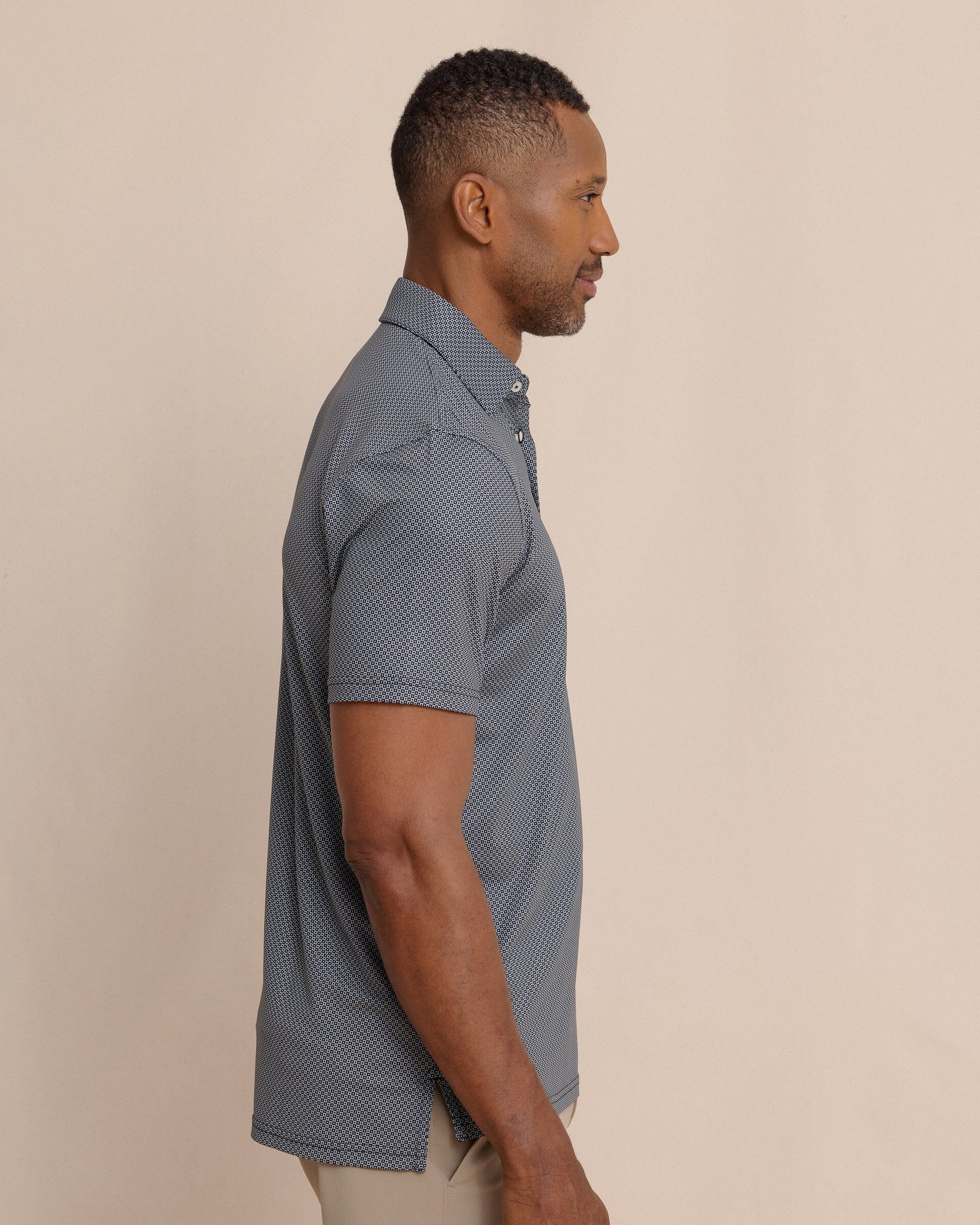 Driver Coastal Geo Printed Polo - Image 10