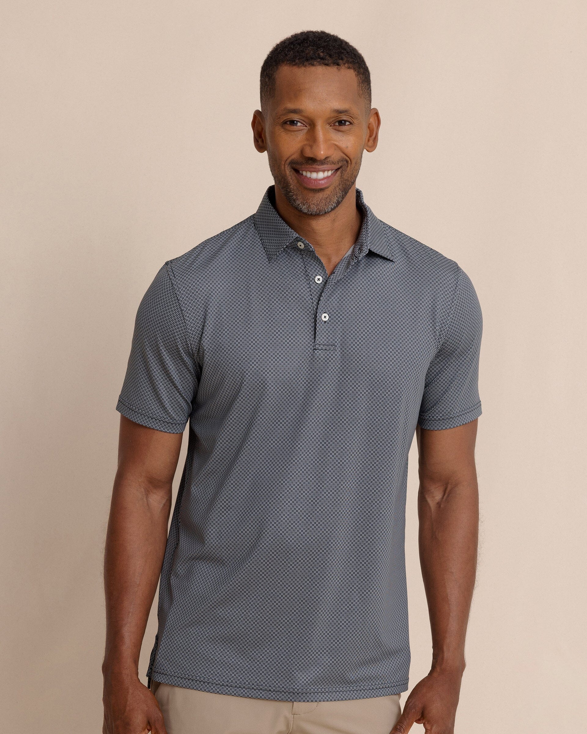 Driver Coastal Geo Printed Polo - Image 9