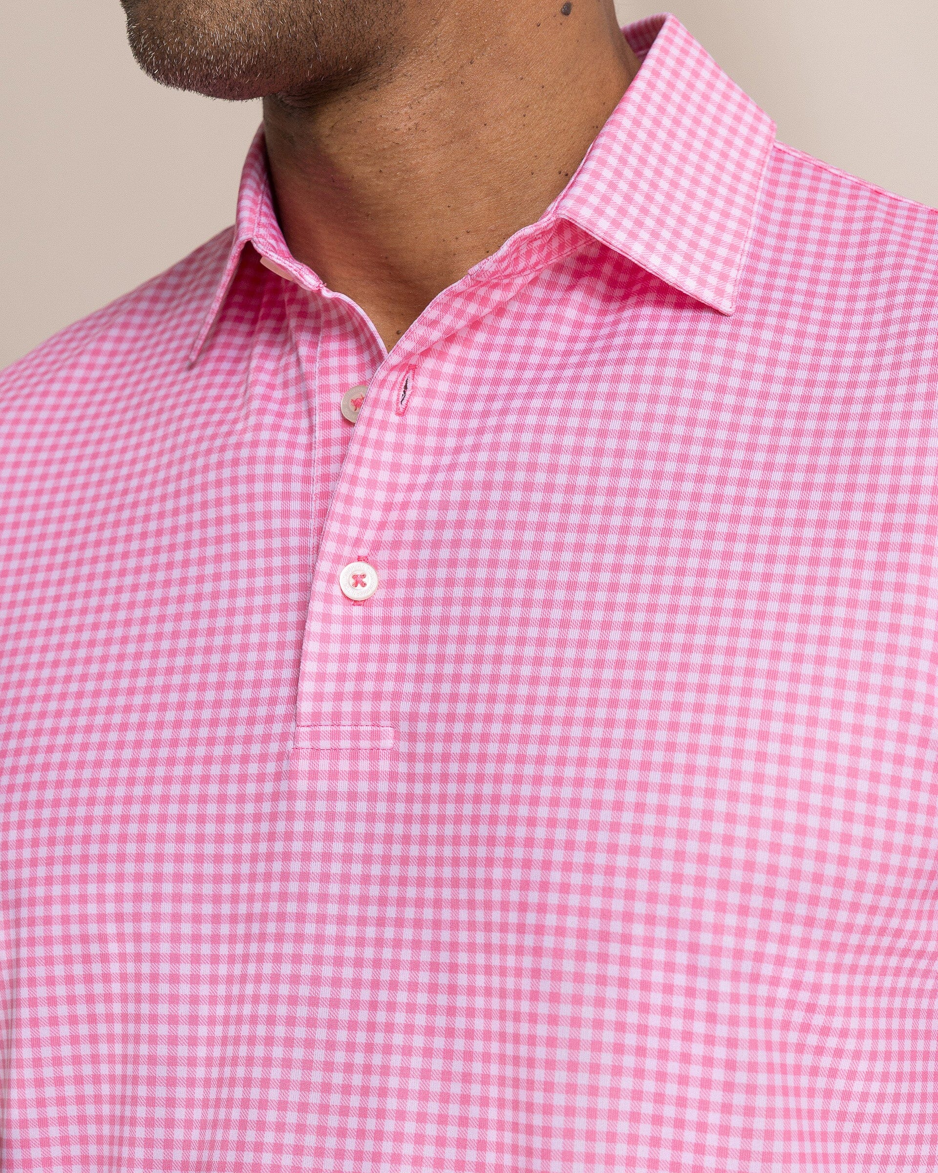 Driver Island View Gingham Printed Polo - Image 12