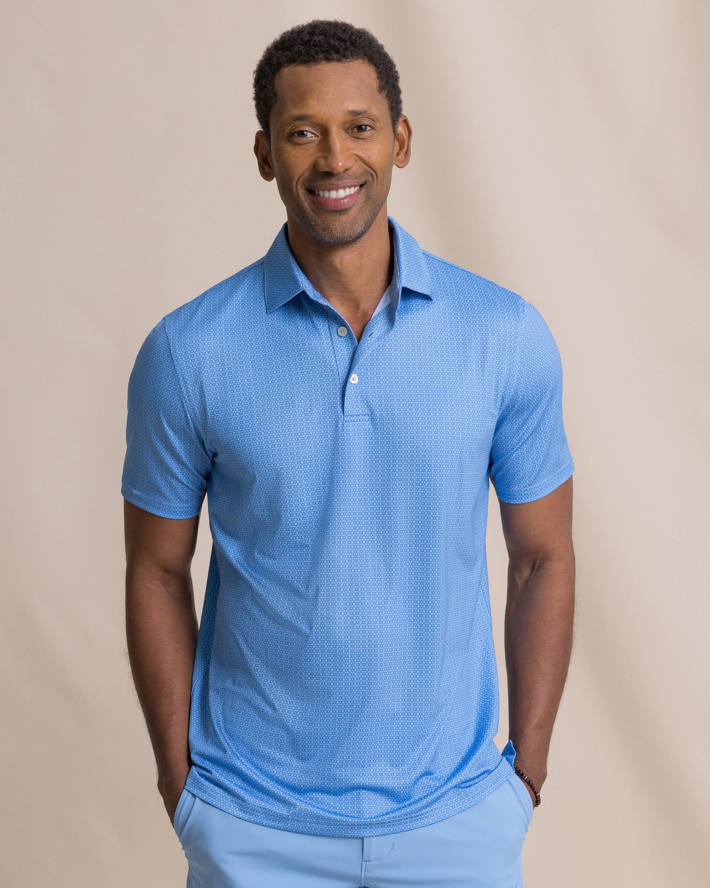 Driver Seaside Geo Printed Polo - Image 8