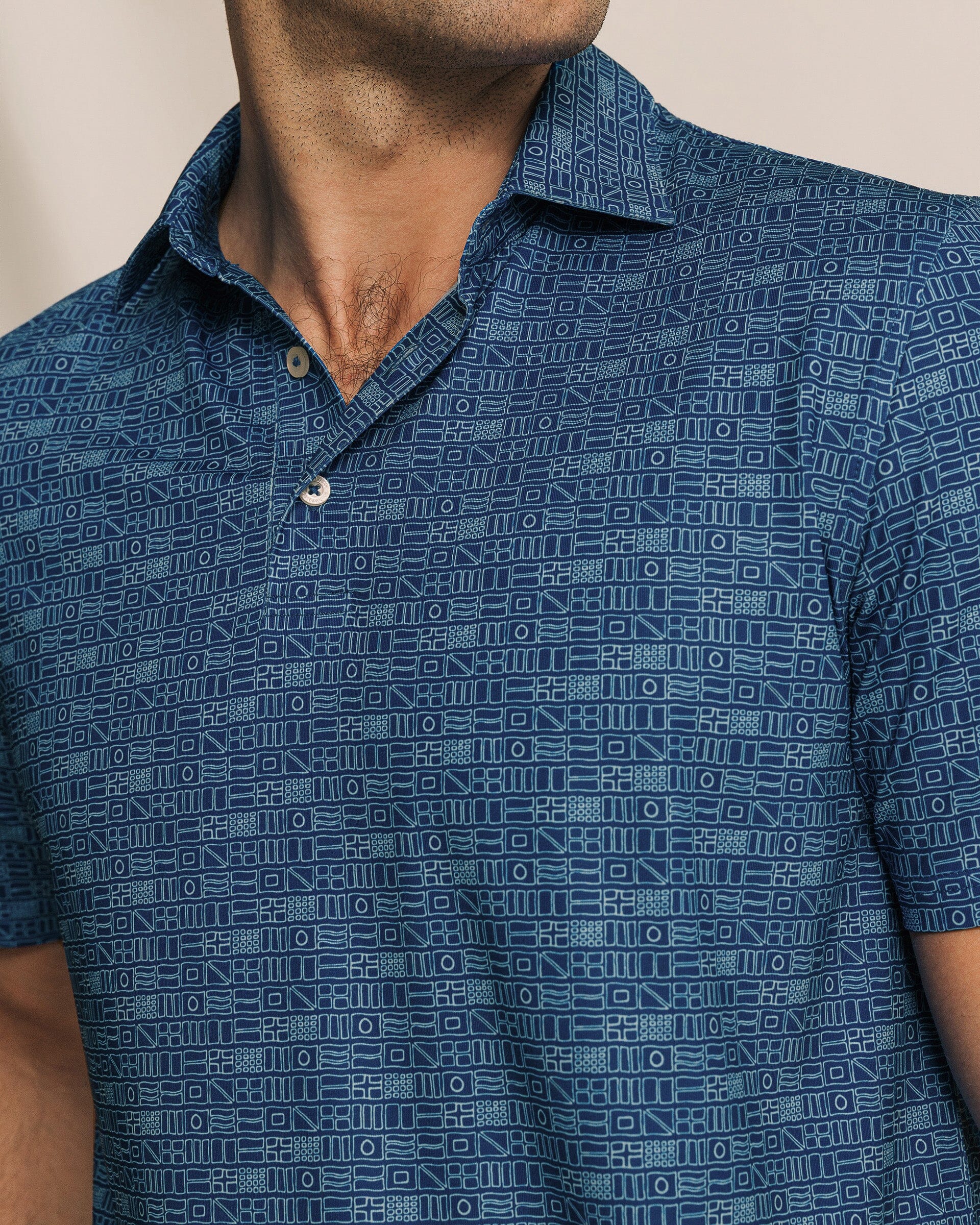 Driver ST Nautical Flag Printed Polo