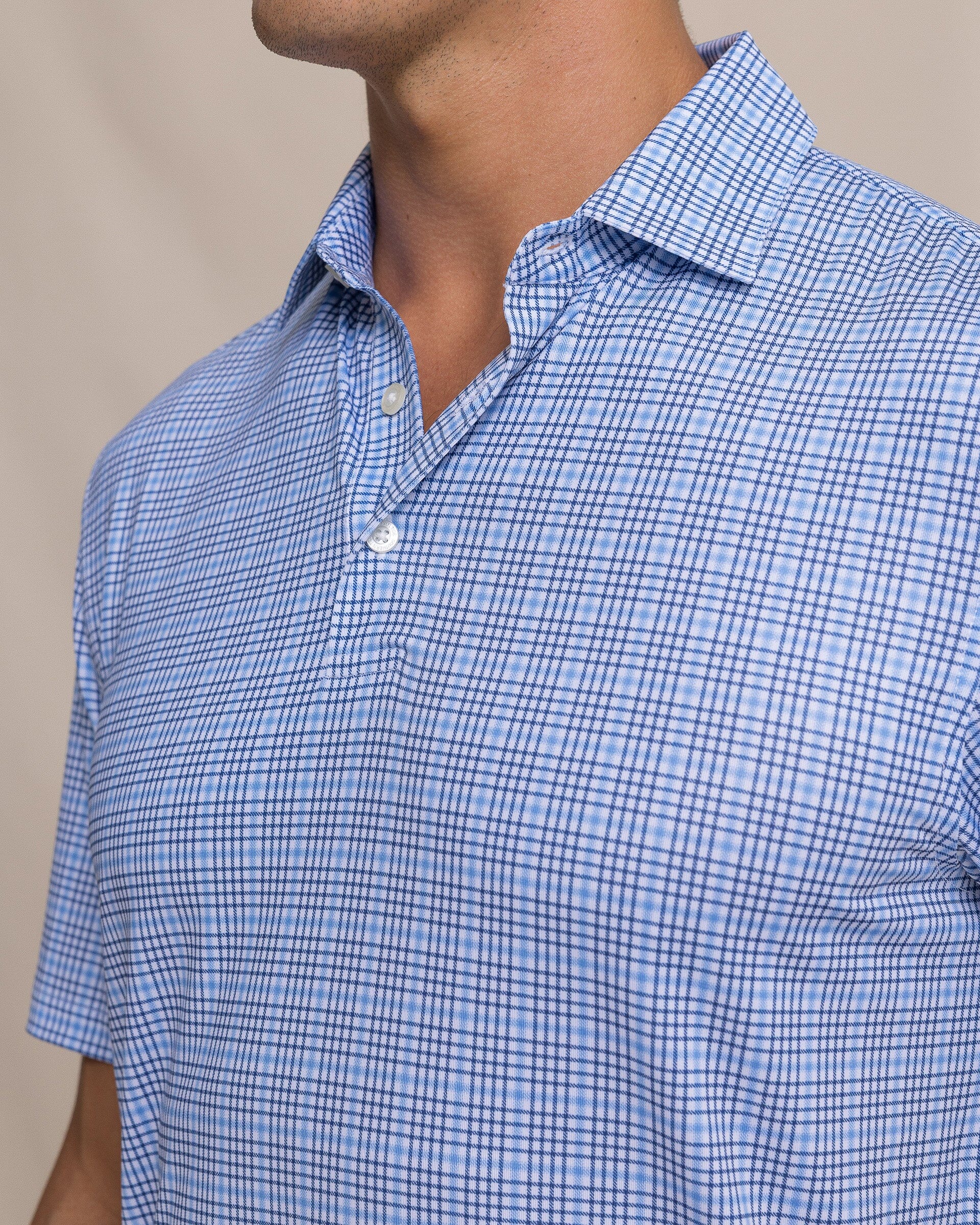 Driver Surfside Retreat Plaid Polo - Image 8