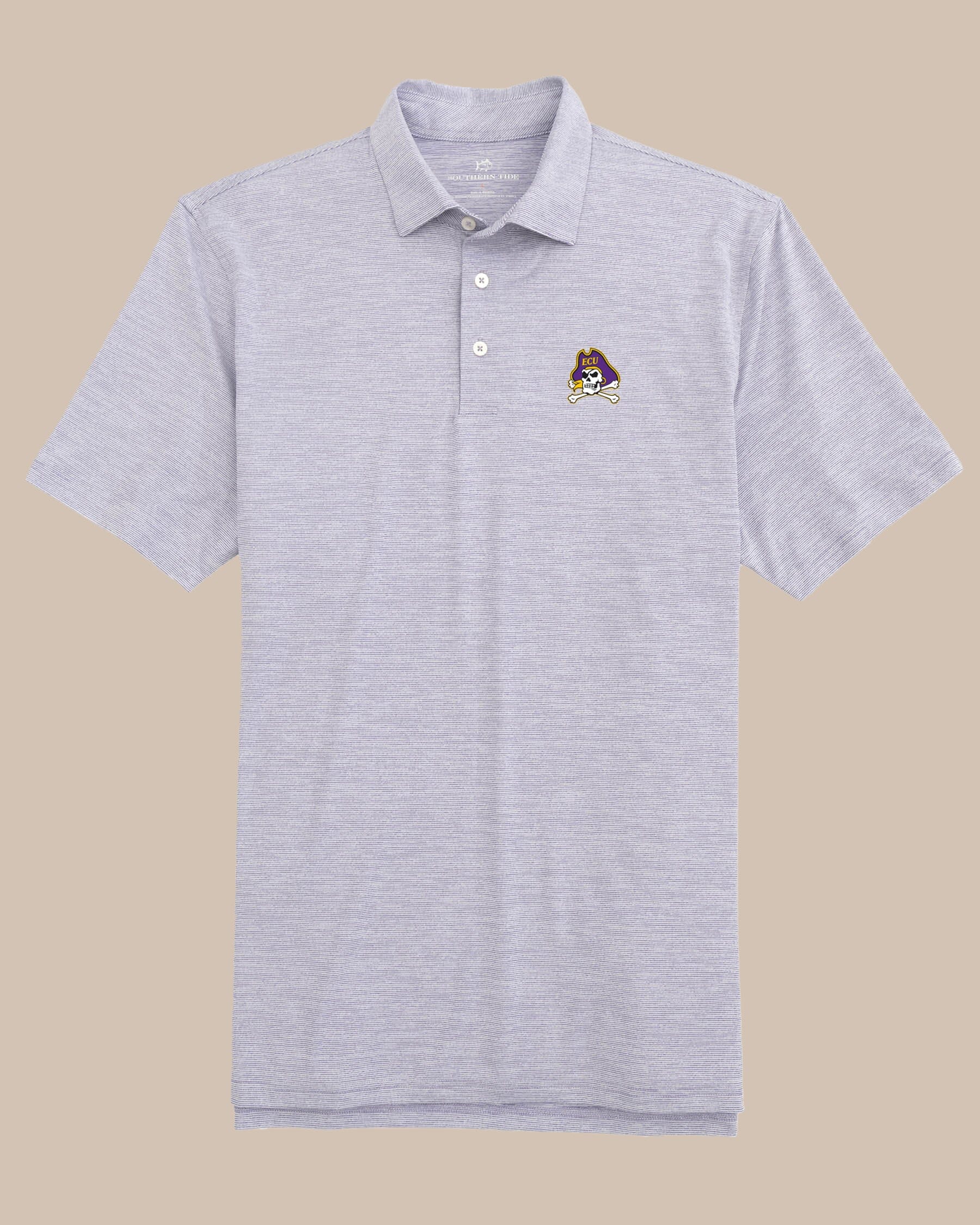 East Carolina Driver Spacedye Polo Shirt - Image 3