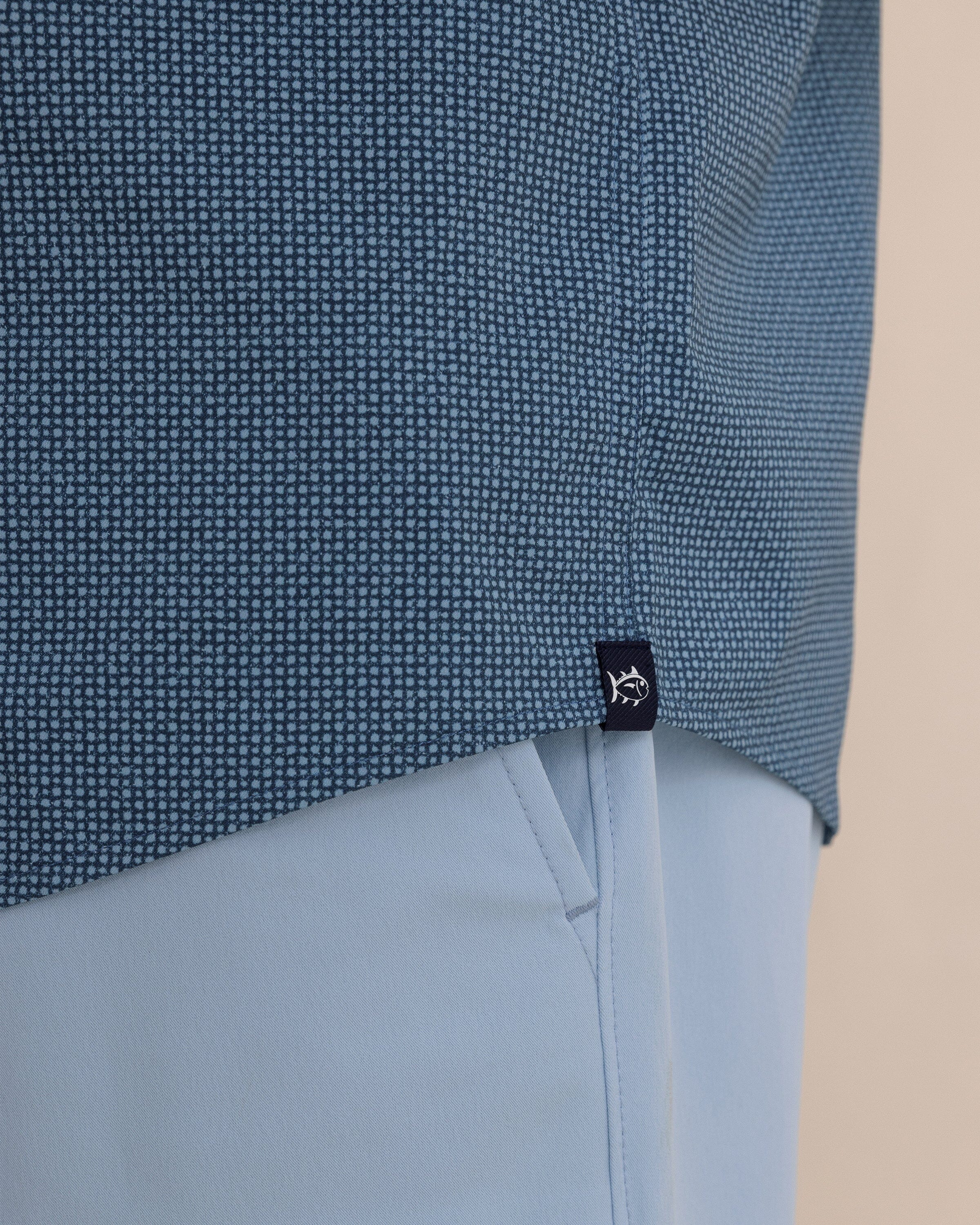 Eastport Heather brrr°® Intercoastal Short Sleeve Sport Shirt - Image 11