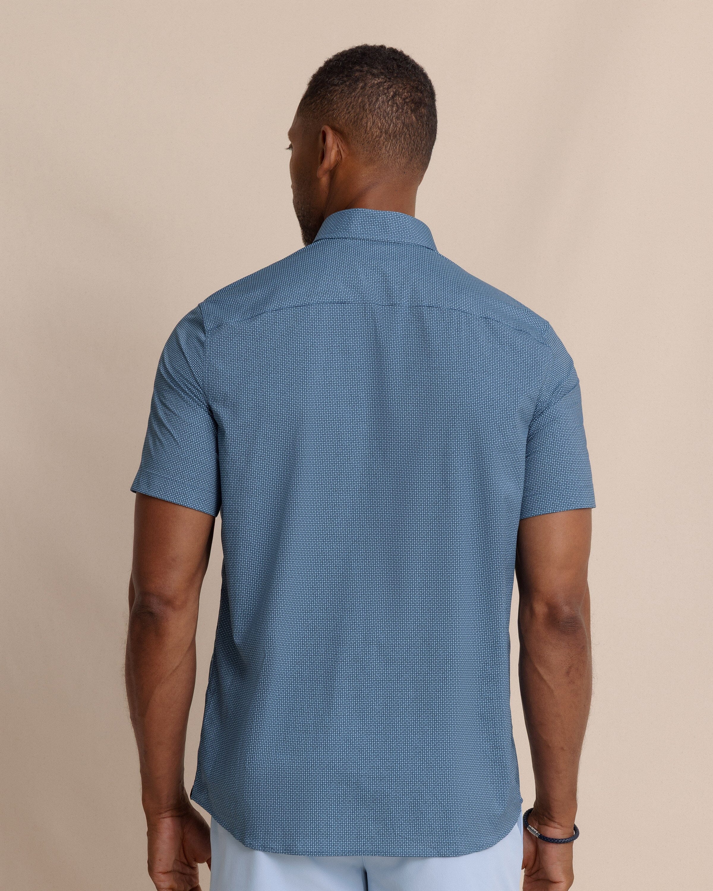 Eastport Heather brrr°® Intercoastal Short Sleeve Sport Shirt - Image 12