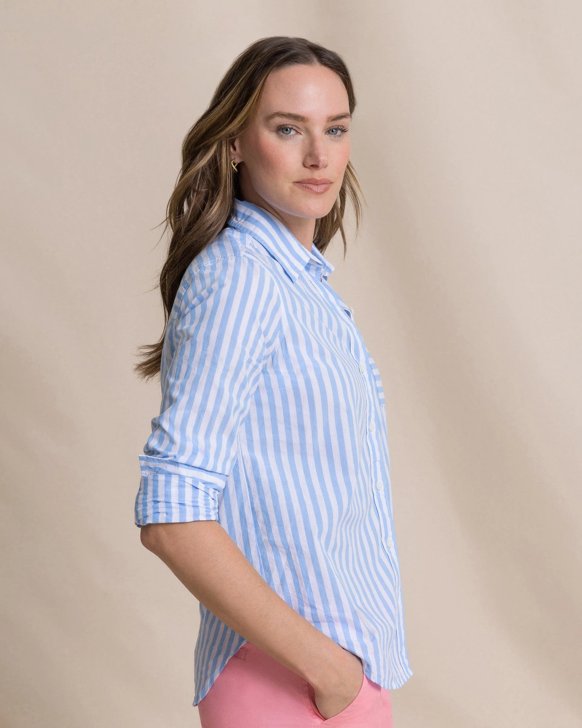 Emery Button Front Shirt - Image 11