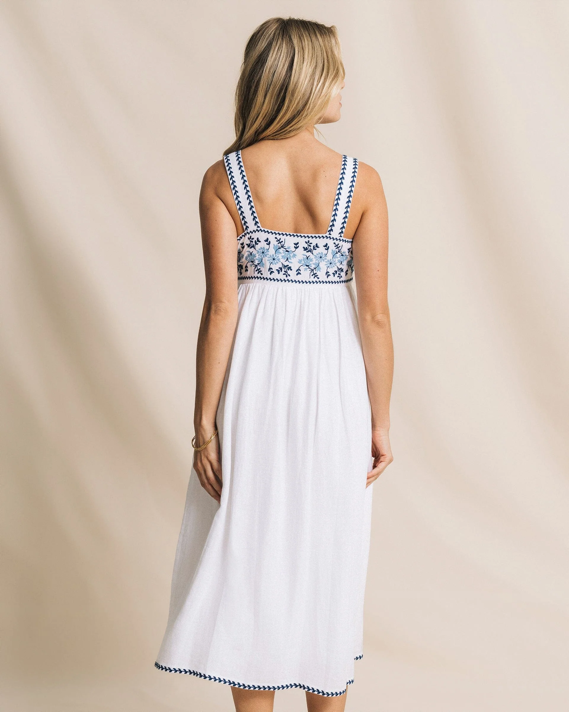 Erilyn Embroidered Midi Dress - Image 2