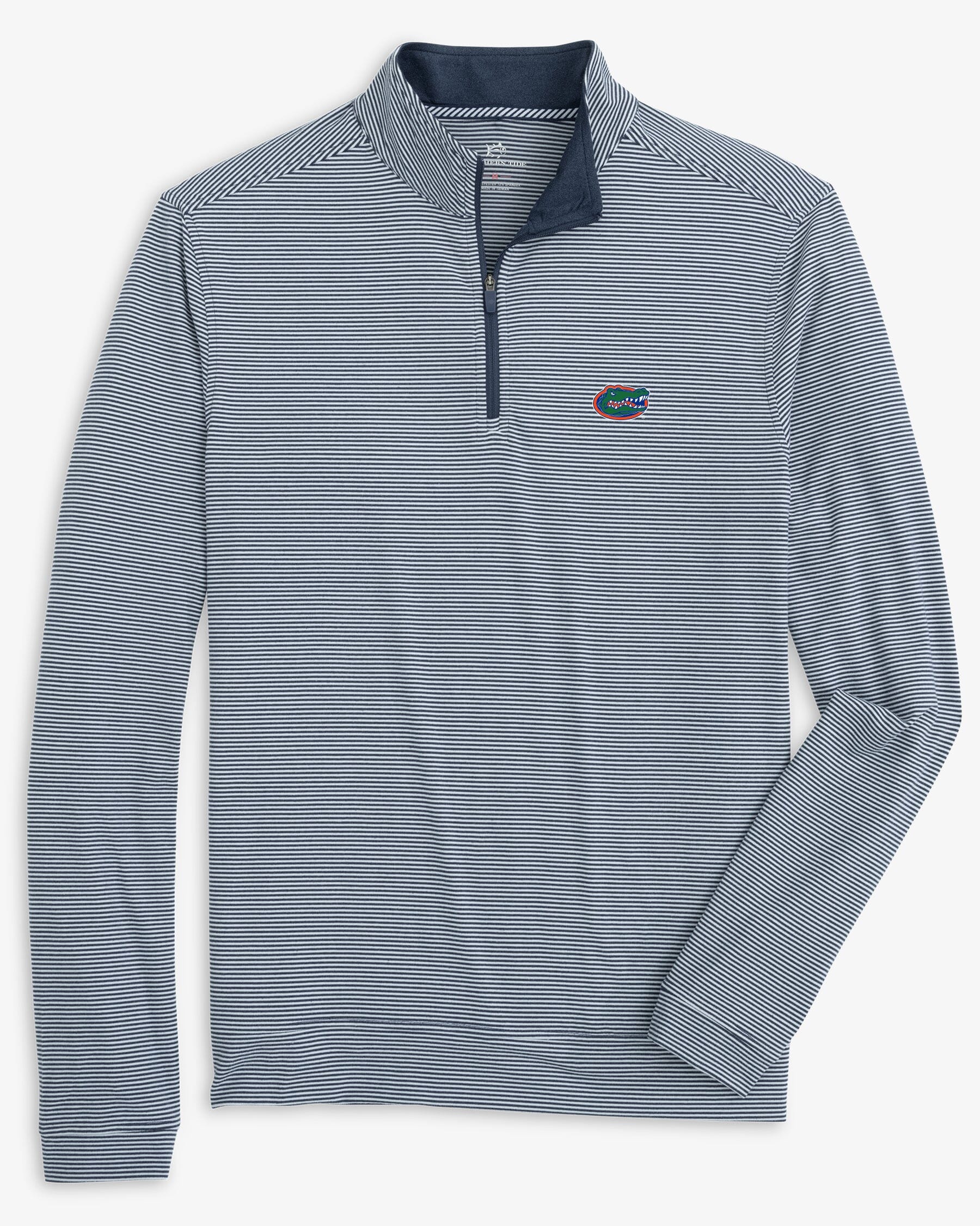 Florida Gators Cruiser Micro-Stripe Heather Quarter Zip - Image 7
