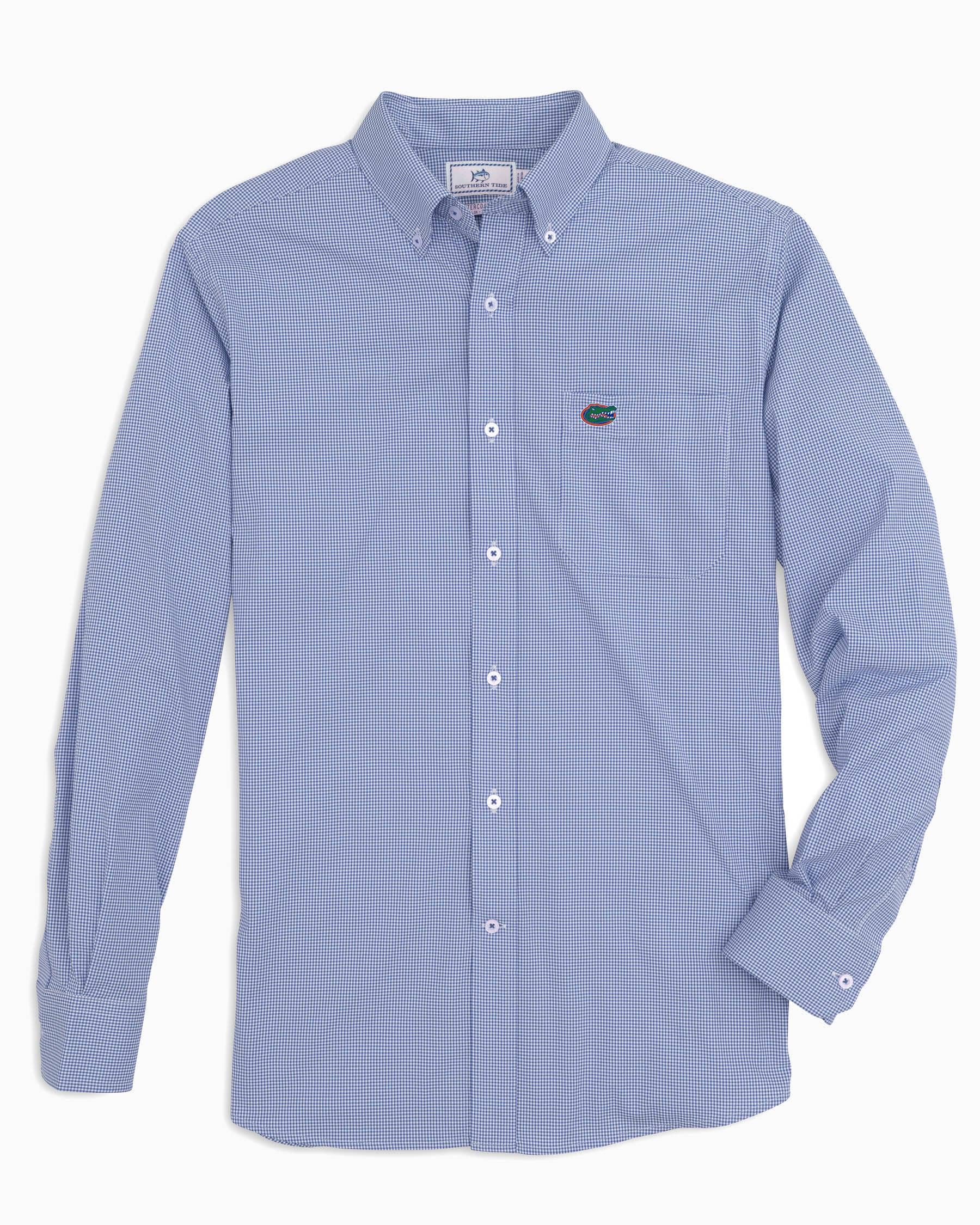 Florida Gators Gingham Button Down Shirt - Image 5