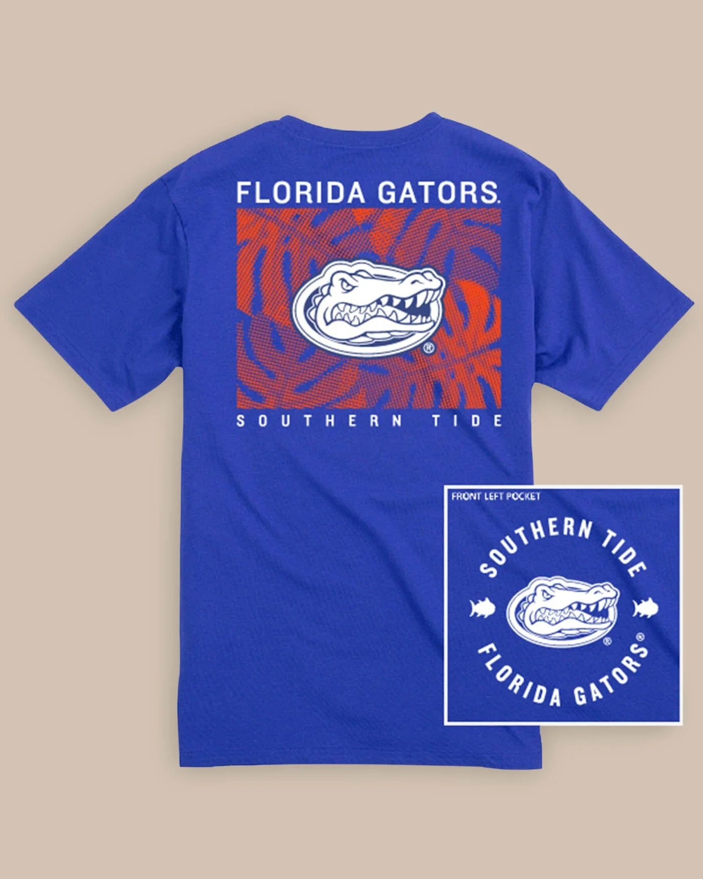 Florida Gators Halftone Monstera T-Shirt - Image 2