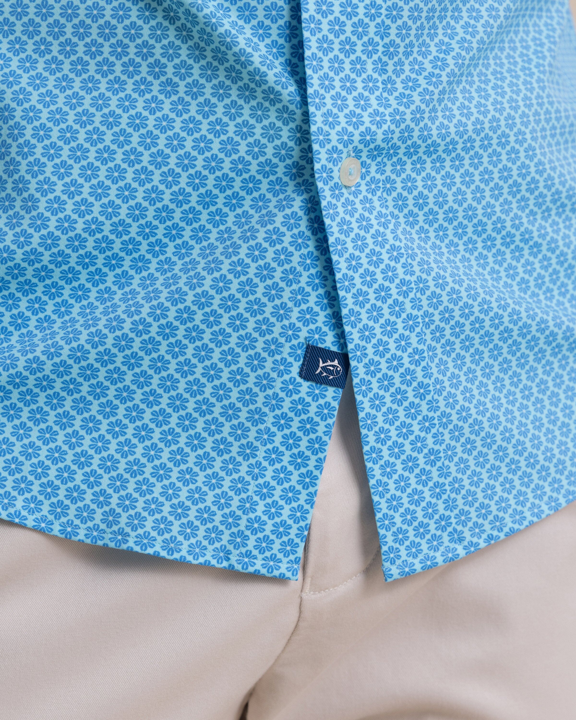 Flower Garden Coastal Breeze® Short Sleeve Sport Shirt - Image 6
