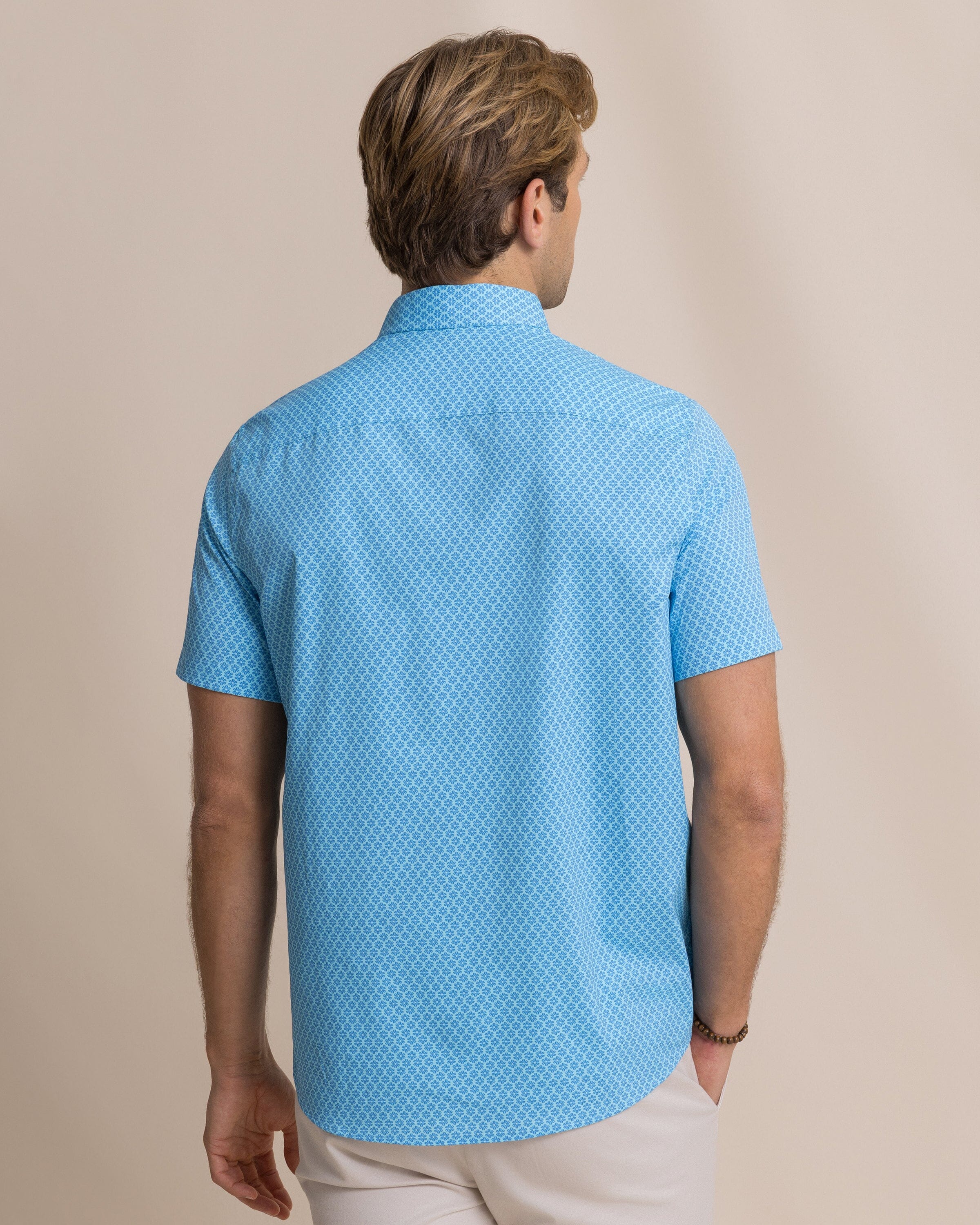 Flower Garden Coastal Breeze® Short Sleeve Sport Shirt - Image 8