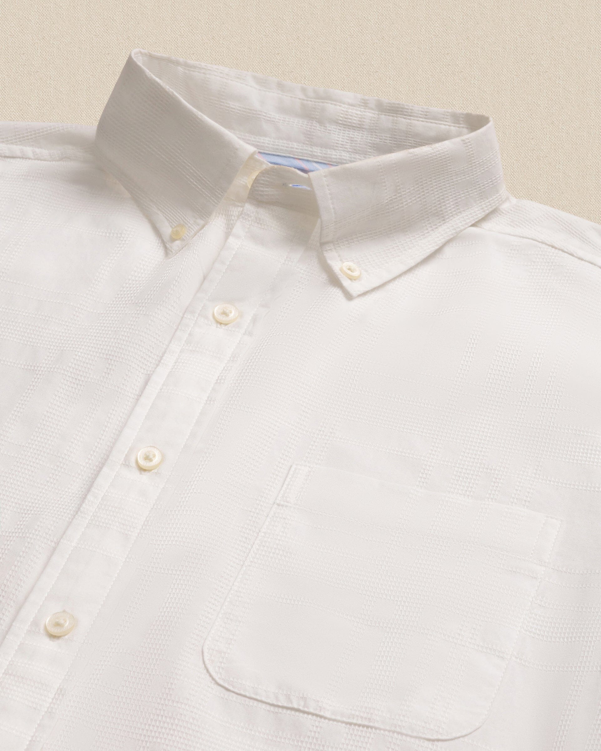 Fort Fisher Textured Short Sleeve Sport Shirt - Image 4