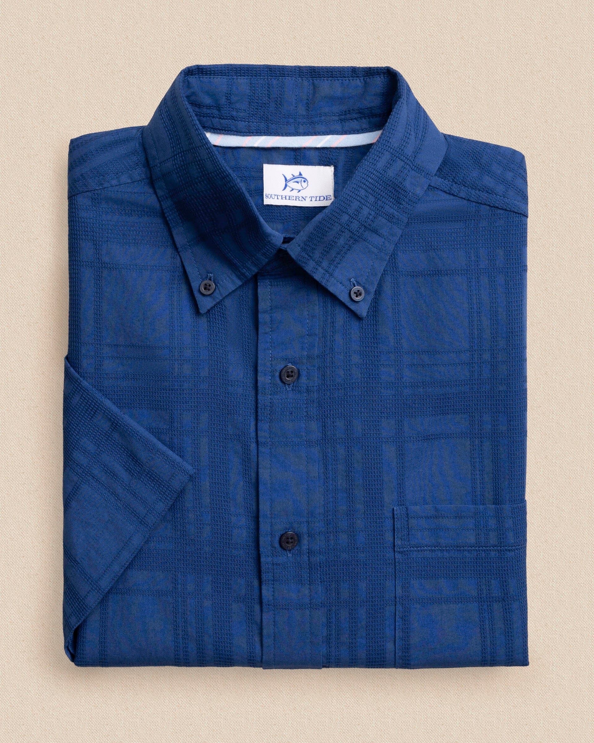 Fort Fisher Textured Short Sleeve Sport Shirt - Image 5