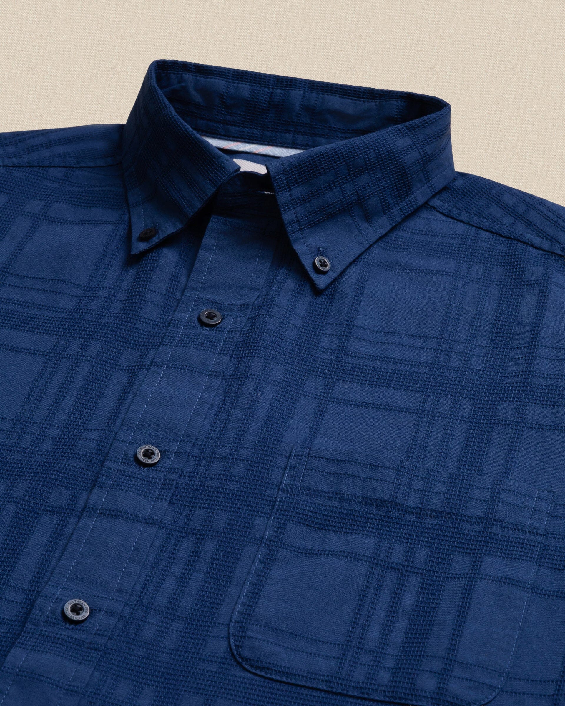 Fort Fisher Textured Short Sleeve Sport Shirt - Image 6