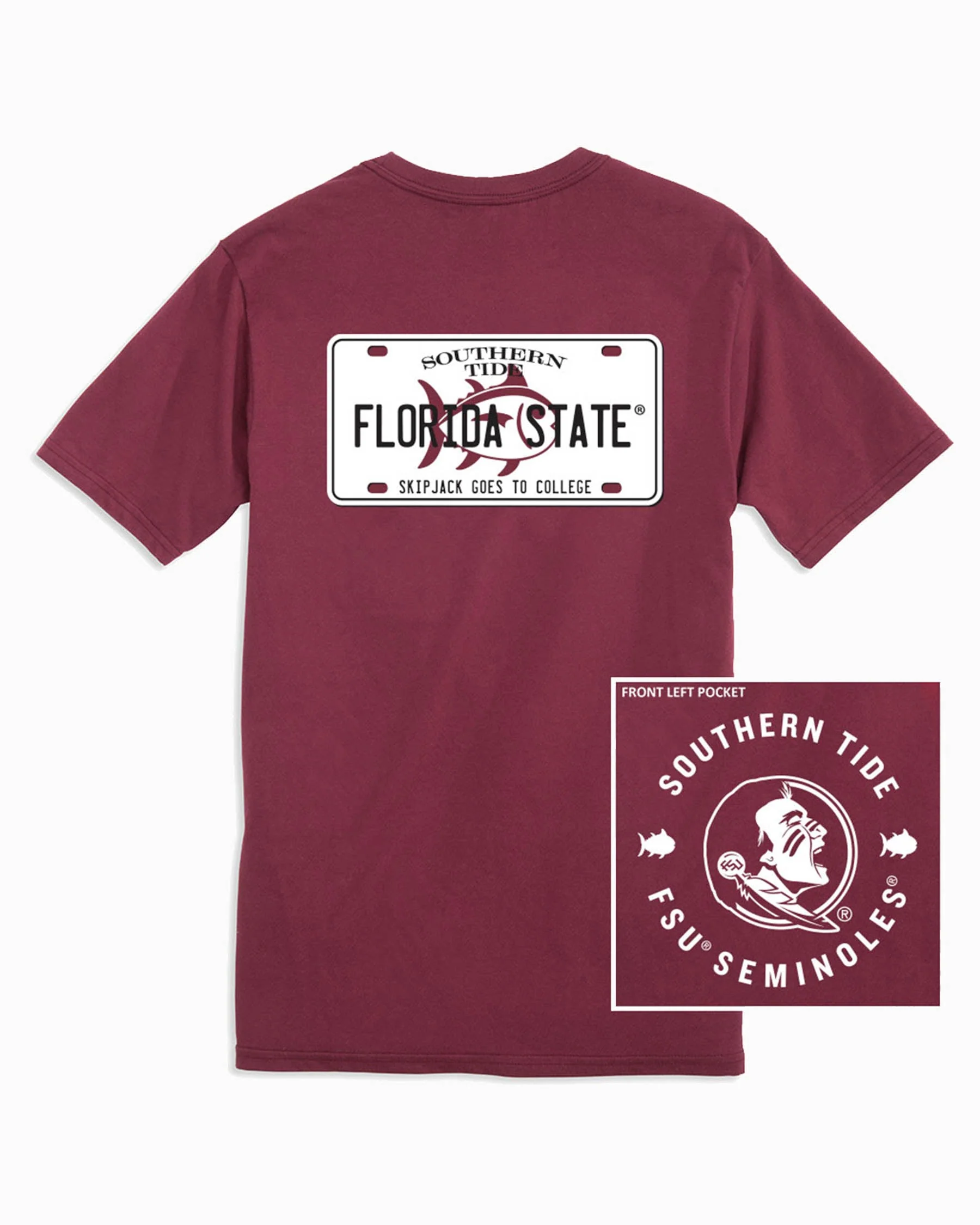 FSU Seminoles License Plate T-Shirt