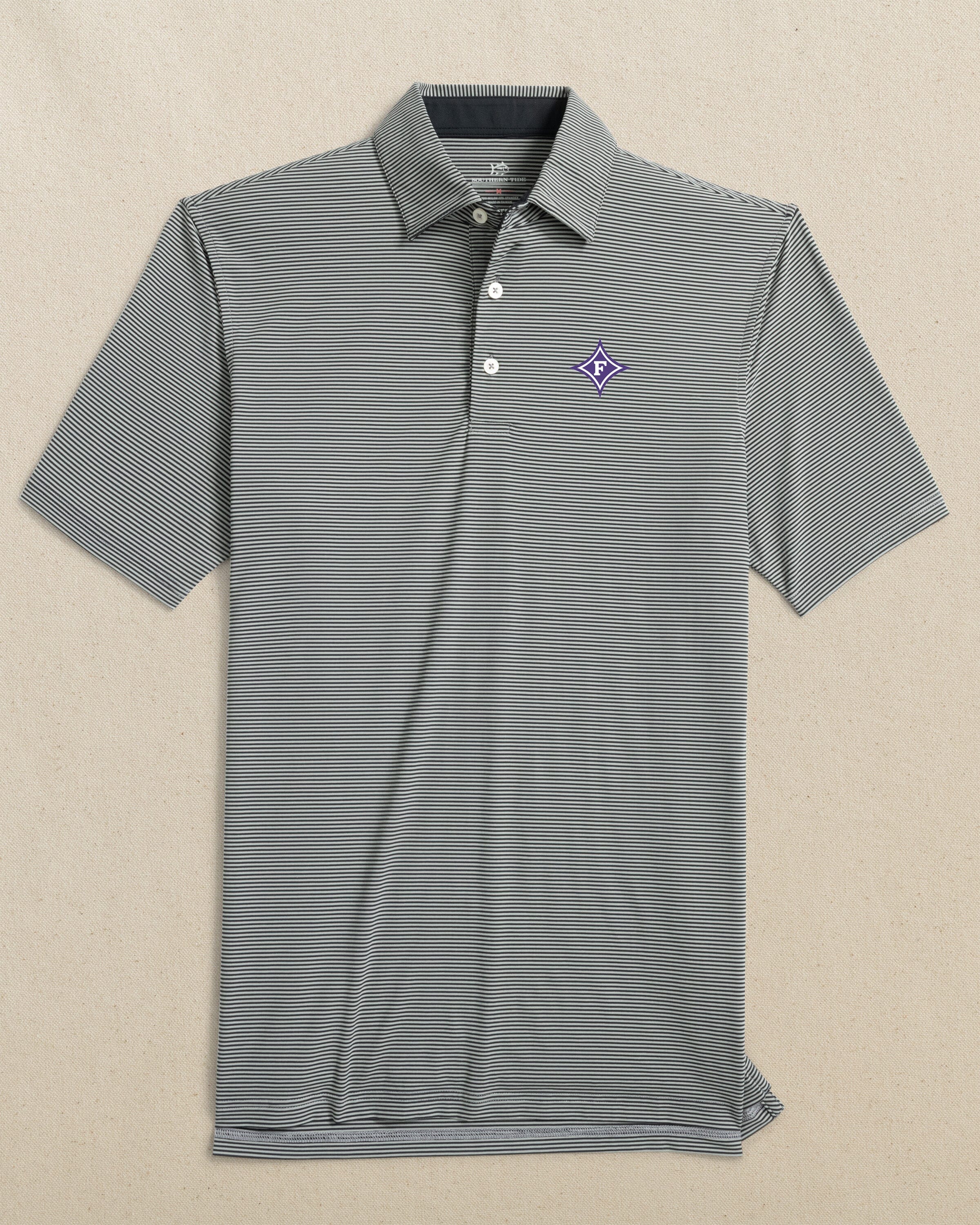 Furman Paladins brrr°®-eeze Meadowbrook Stripe Polo