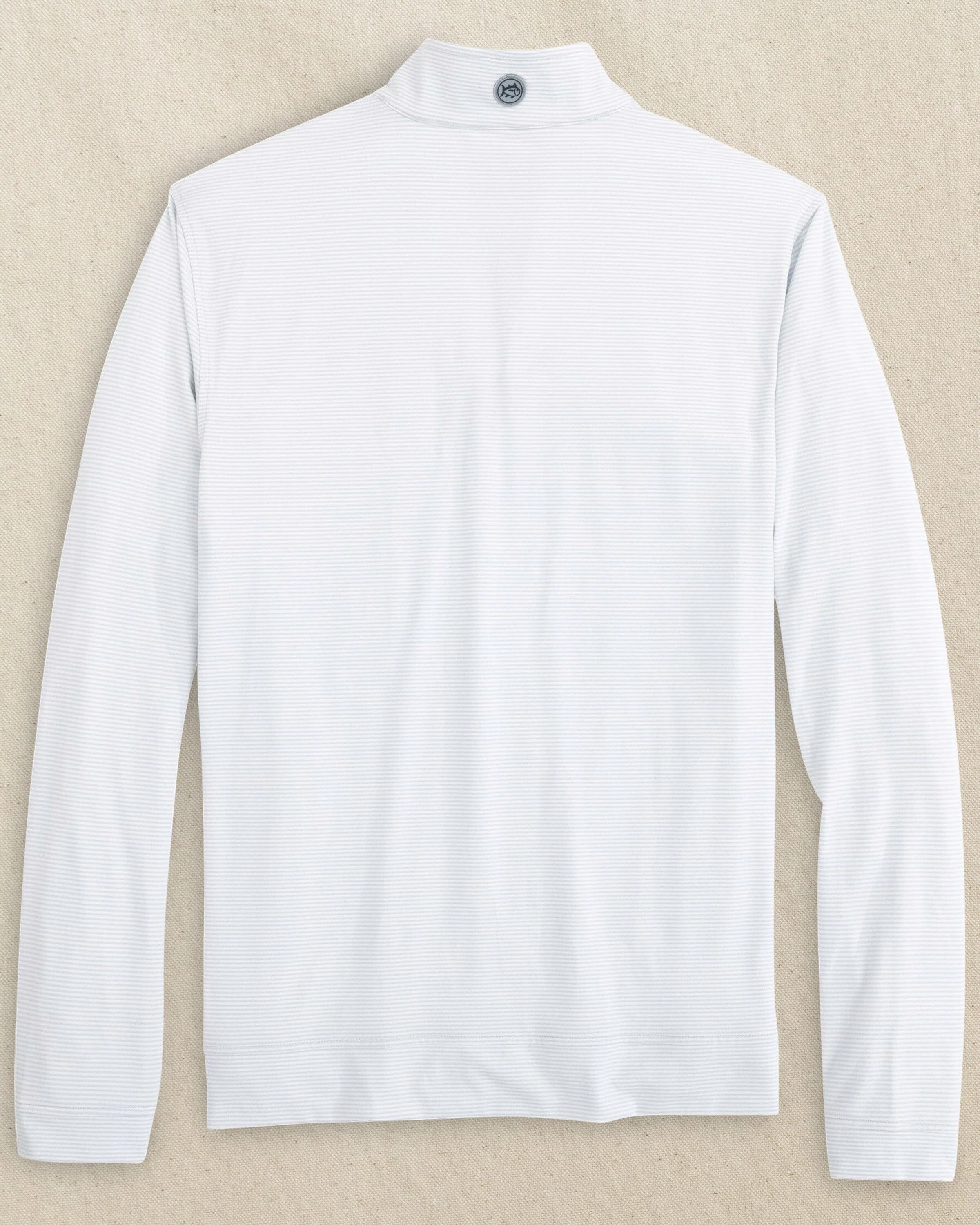 Furman Paladins Cruiser Micro-Stripe Heather Quarter Zip - Image 2