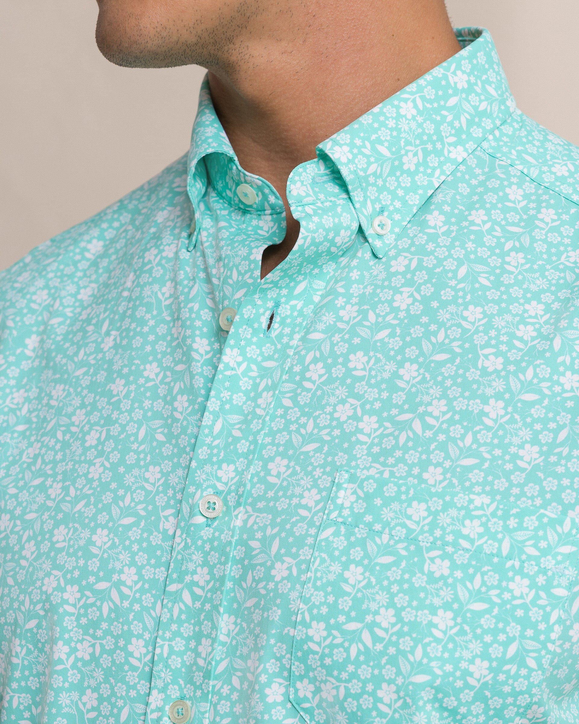 Garden Blooms Coastal Breeze® Short Sleeve Sport Shirt - Image 13