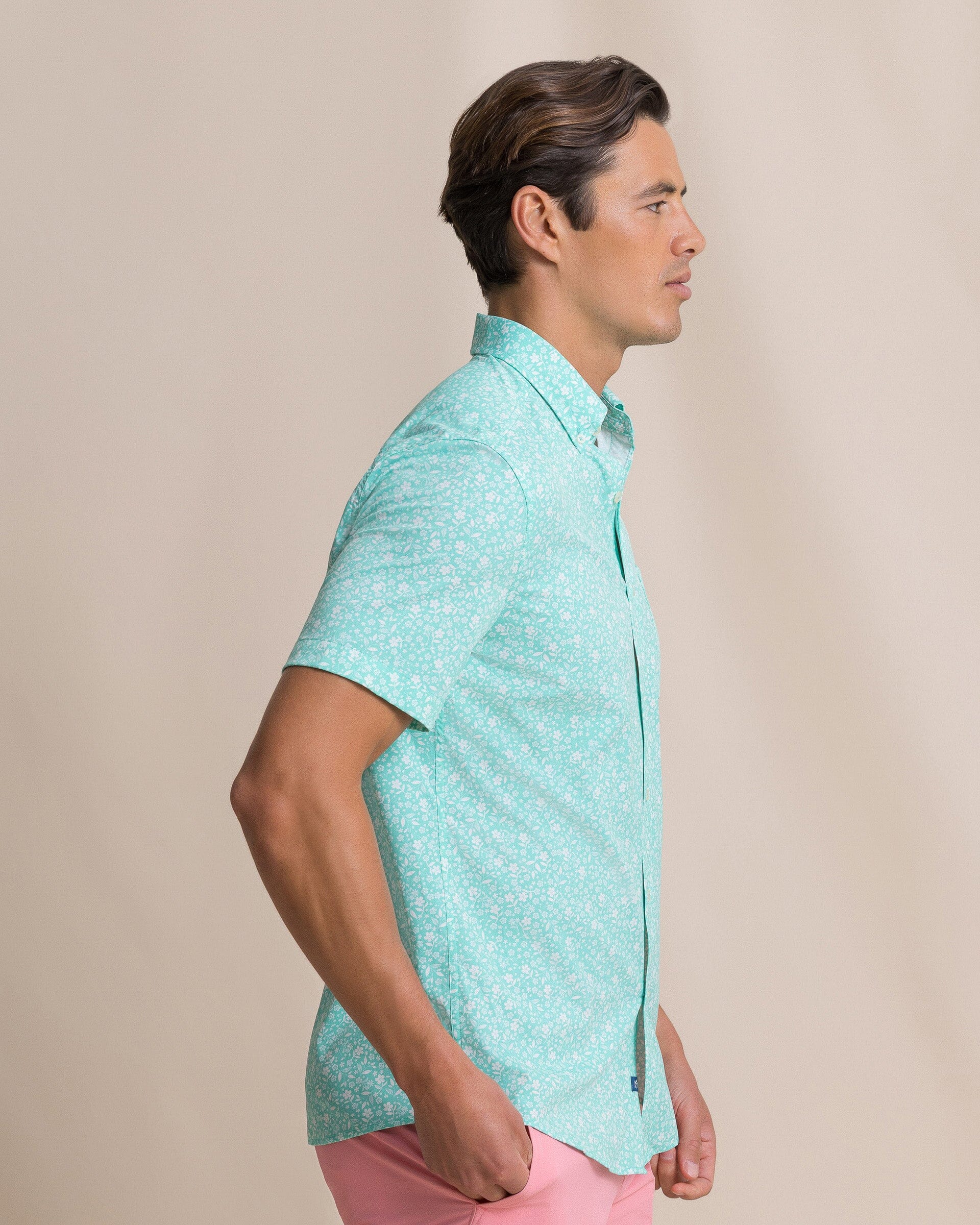 Garden Blooms Coastal Breeze® Short Sleeve Sport Shirt - Image 15