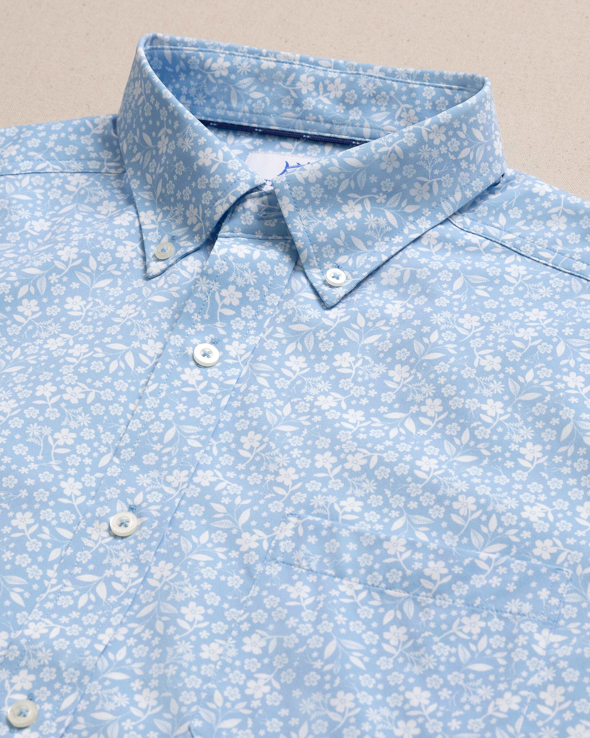 Garden Blooms Coastal Breeze® Short Sleeve Sport Shirt - Image 4
