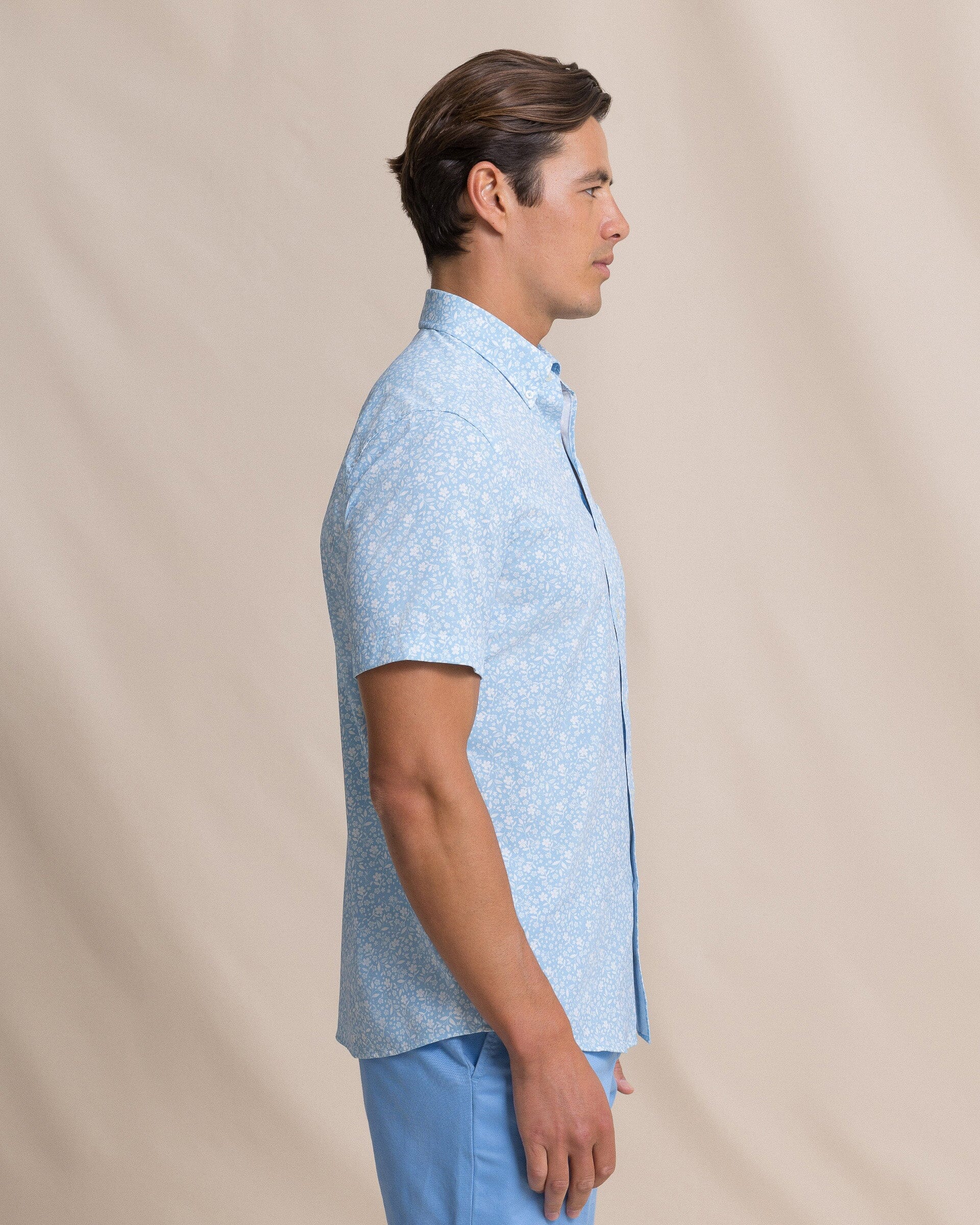 Garden Blooms Coastal Breeze® Short Sleeve Sport Shirt - Image 7