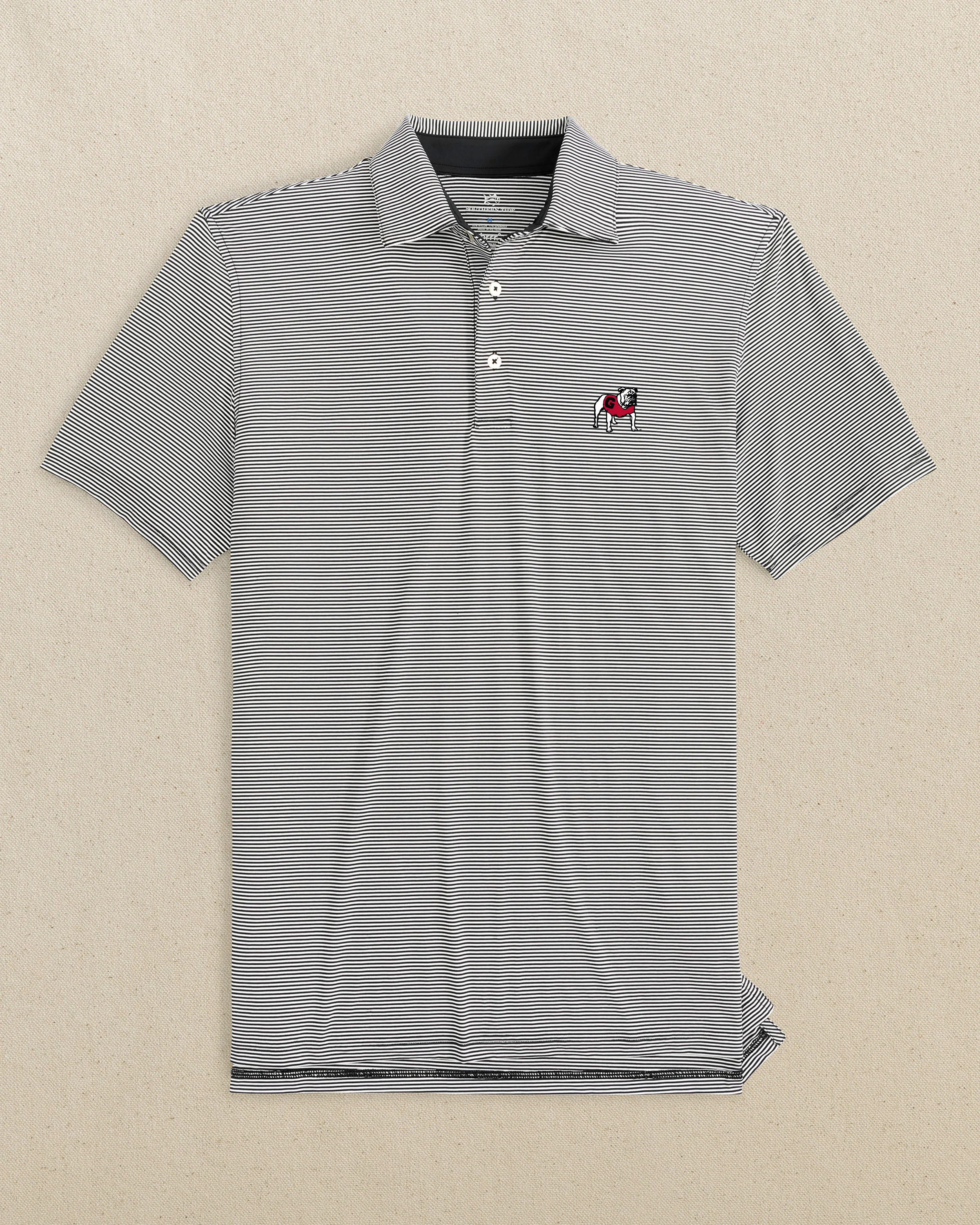 Georgia Bulldogs brrr°®-eeze Meadowbrook Stripe Polo - Image 2