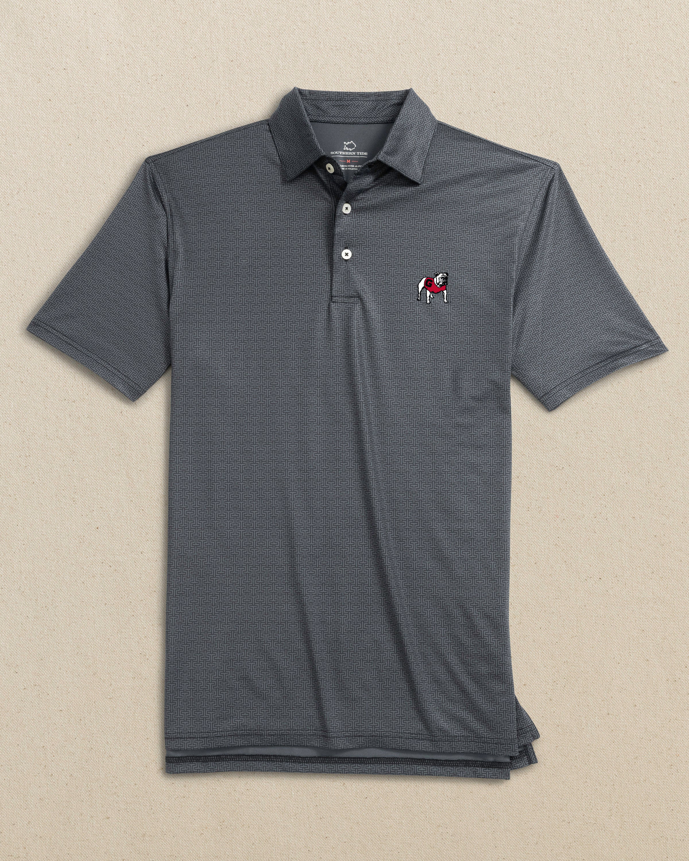 Georgia Bulldogs Driver ST Geo Printed Polo