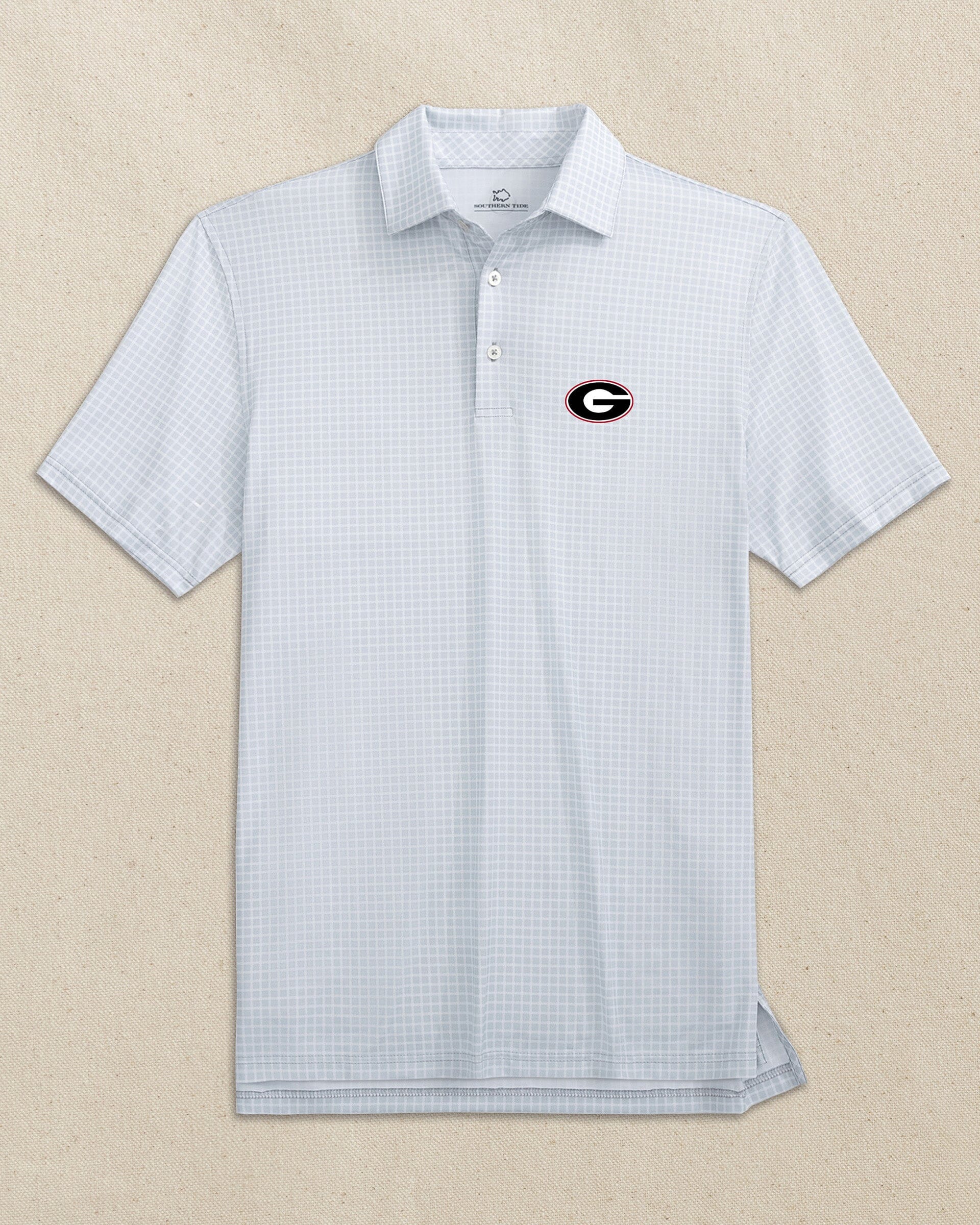 Georgia Bulldogs Oval G Driver Dunes Edge Plaid Polo - Image 5