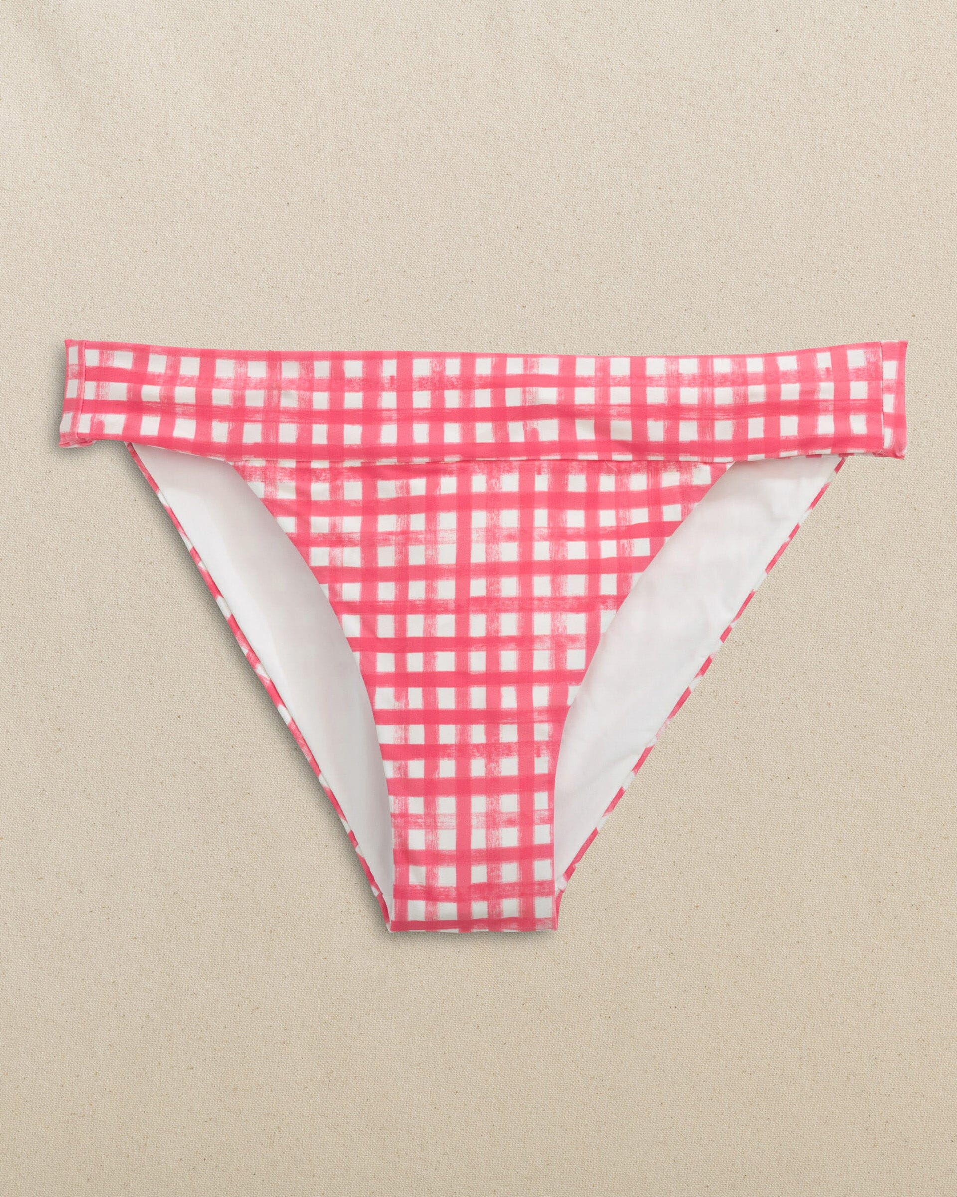 Gingham Banded Bikini Bottom - Image 3