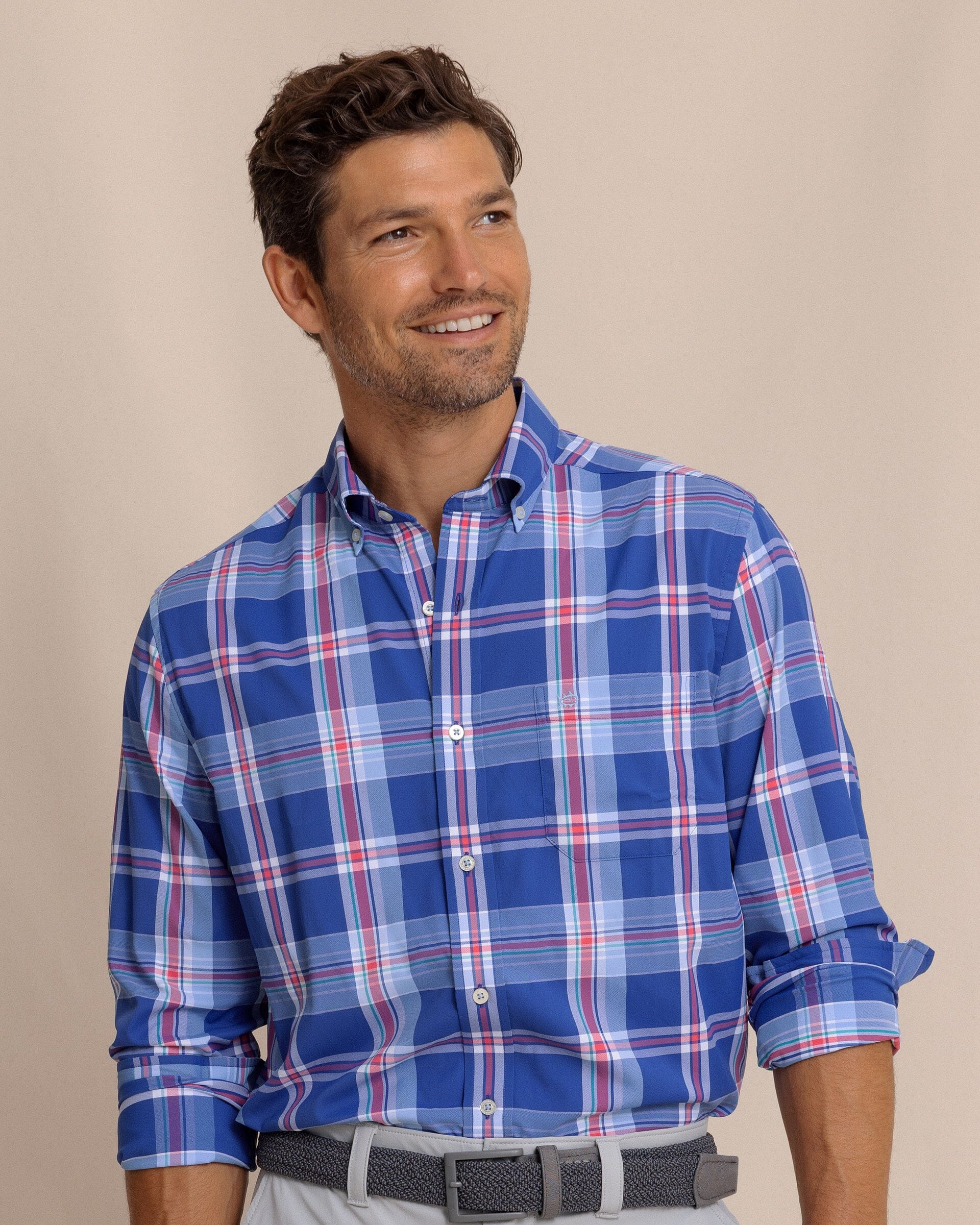 Greenview Plaid Intercoastal Sport Shirt - Image 10