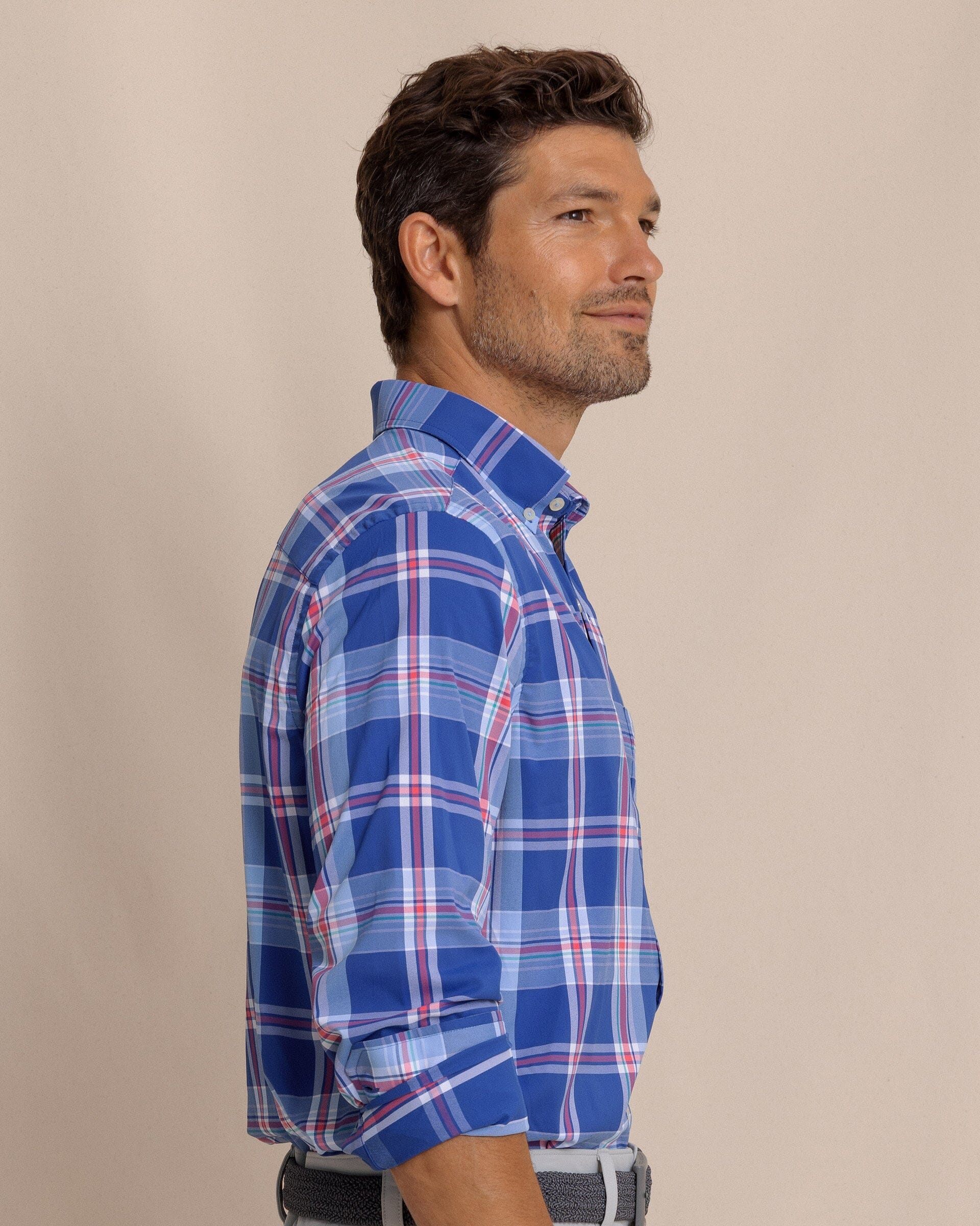 Greenview Plaid Intercoastal Sport Shirt - Image 13