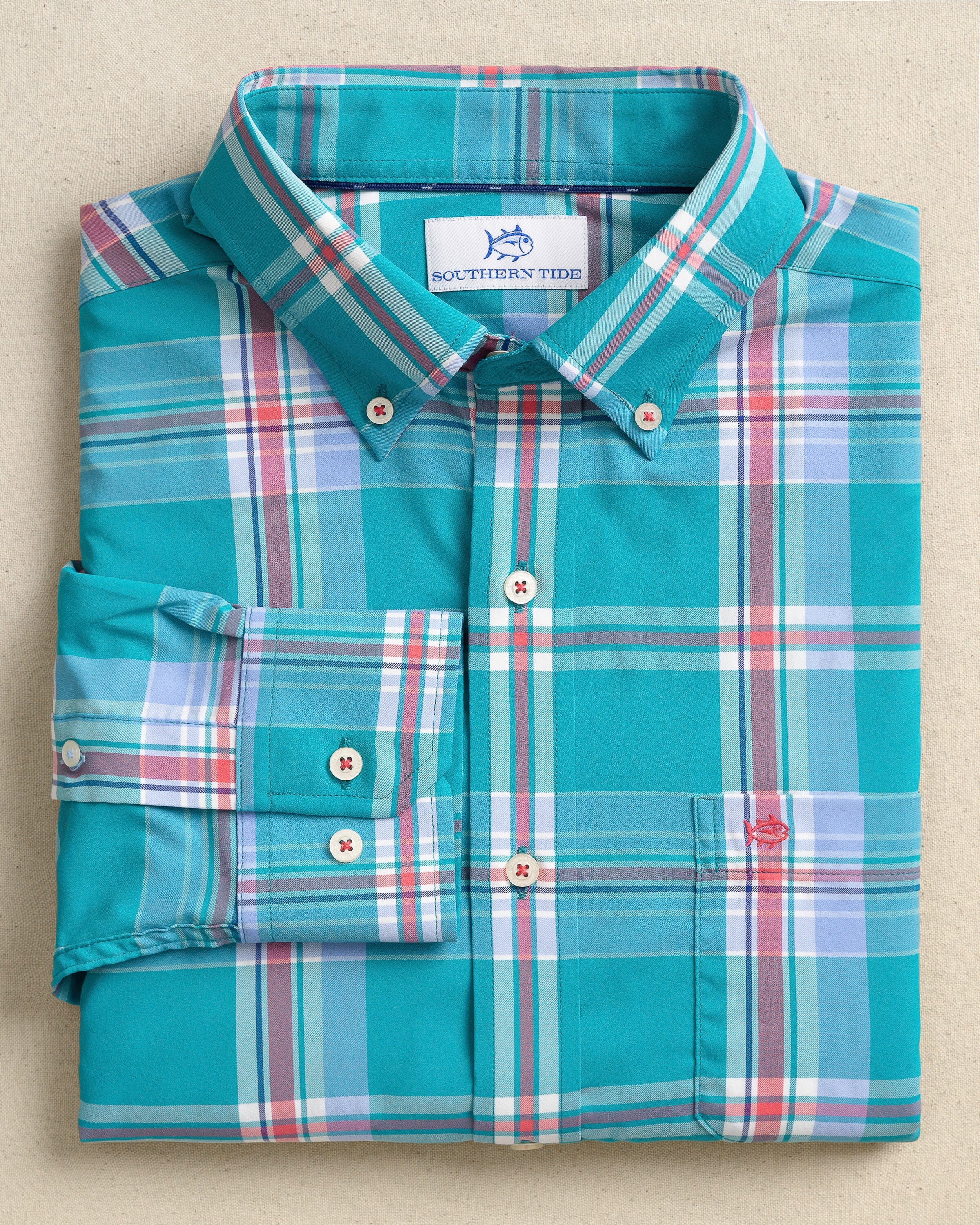 Greenview Plaid Intercoastal Sport Shirt - Image 15