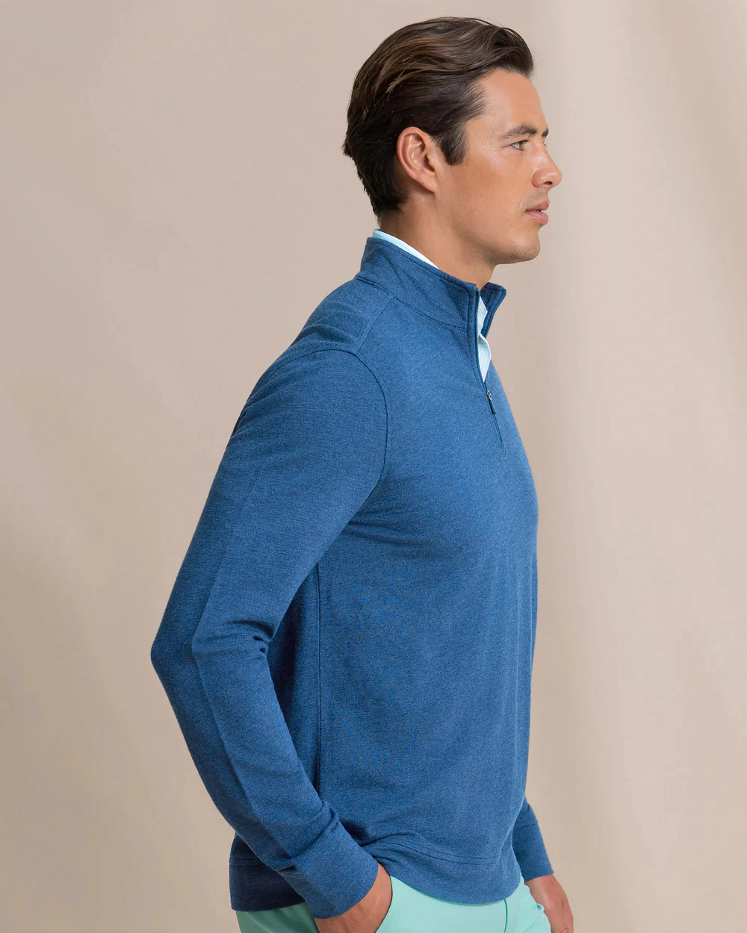 Gulf View Heather Quarter Zip - Image 10