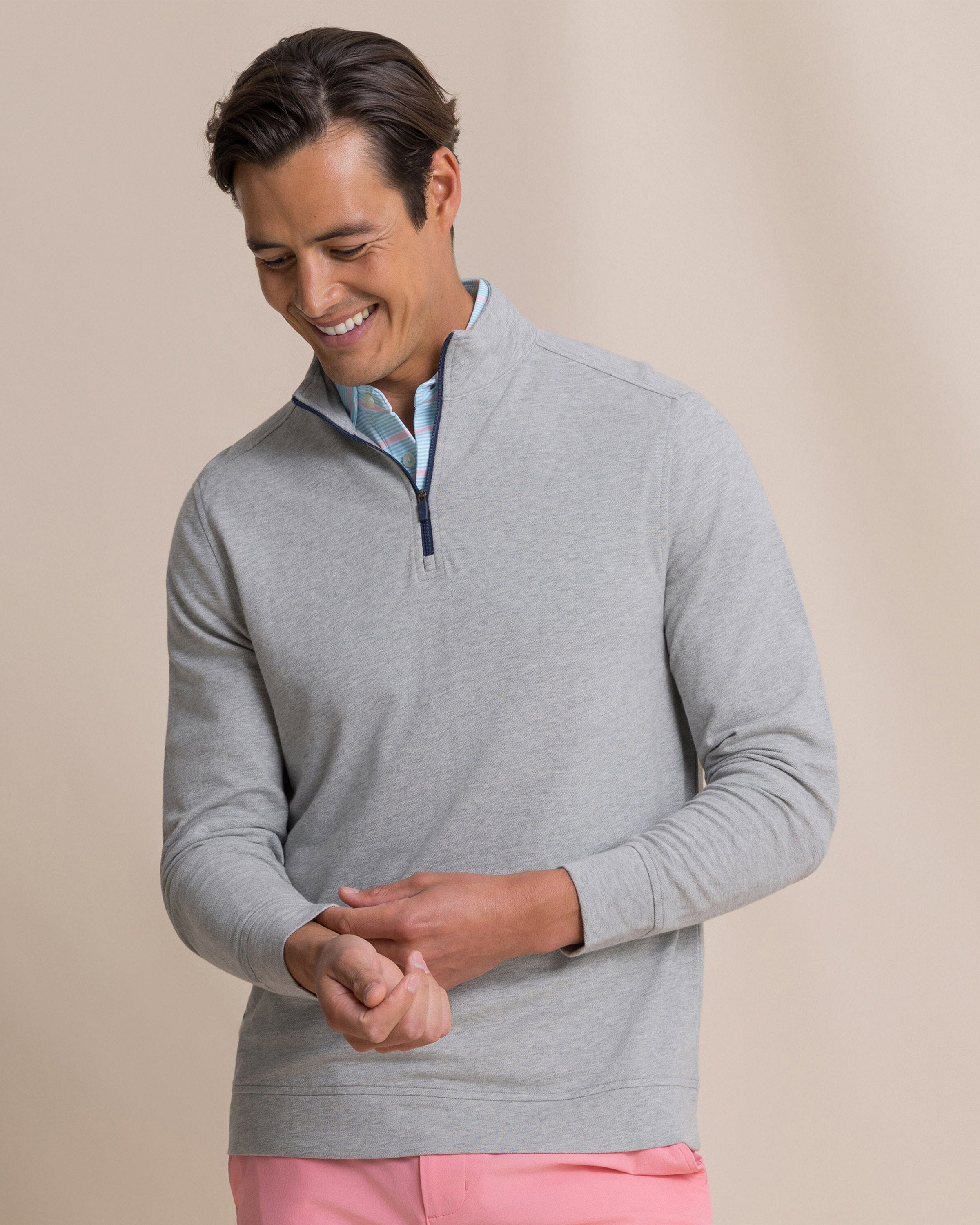 Gulf View Heather Quarter Zip - Image 13