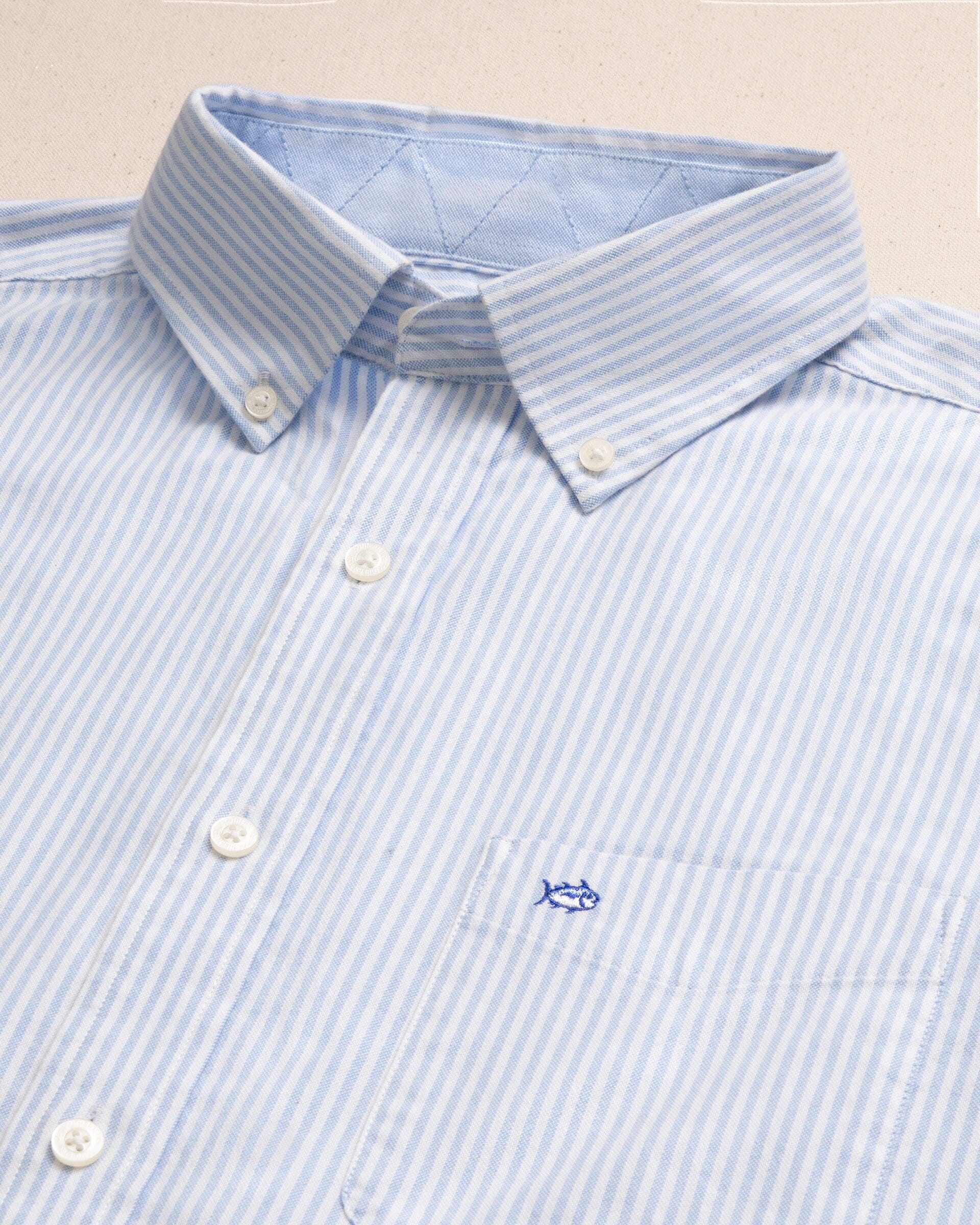 Harborview Charleston Oxford Stripe Sport Shirt - Image 4