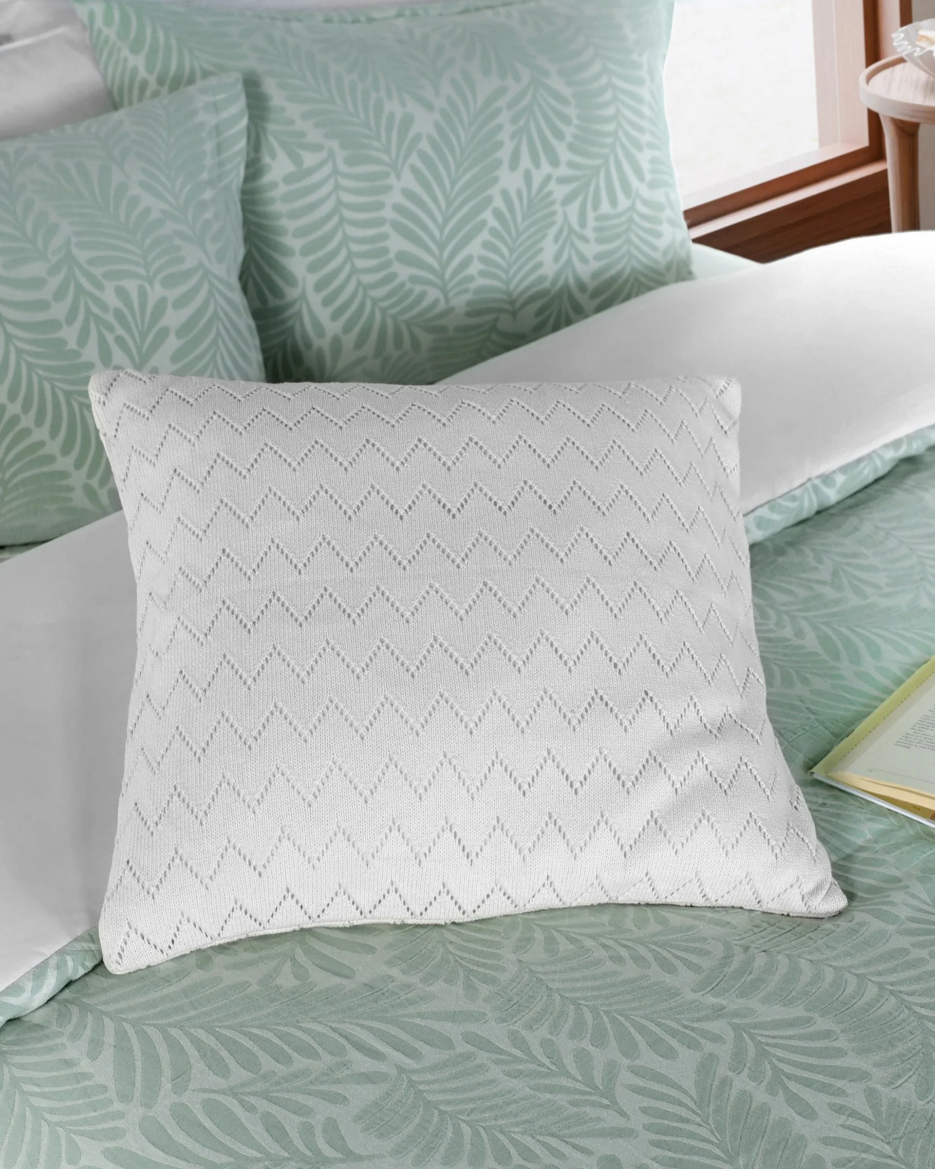 Herringbone Square Decorative Pillow - Image 2